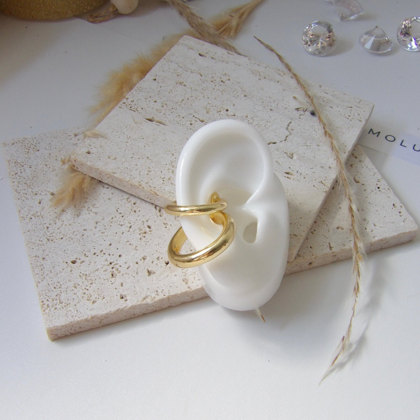 JULIA SET EAR CUFF GOLD