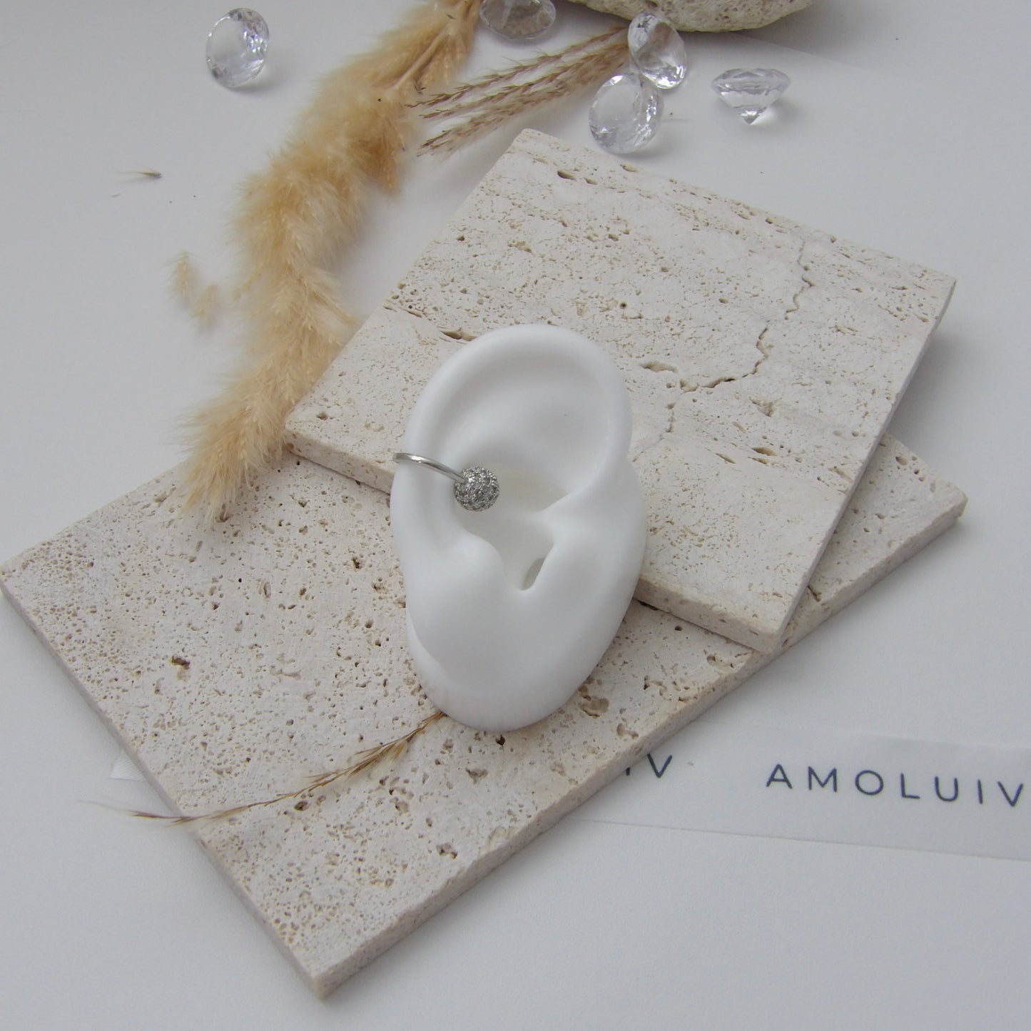 OURA EAR CUFF SILVER