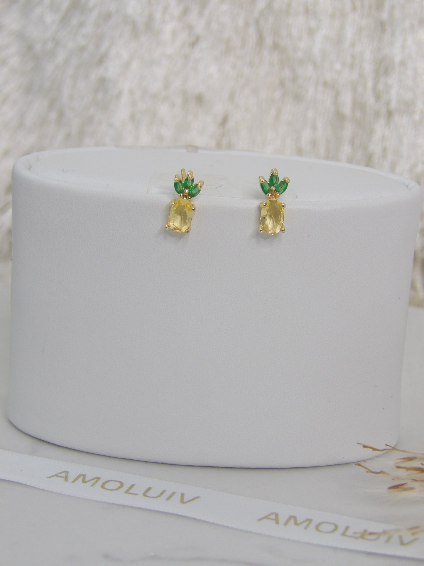PINEAPPLE STUD GOLD