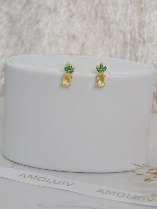PINEAPPLE STUD GOLD