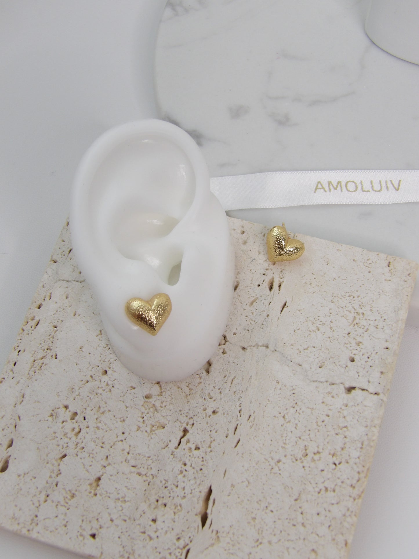 VE LOVE EARRINGS GOLD