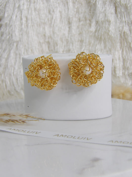 NUVIA BRONZE EARRINGS
