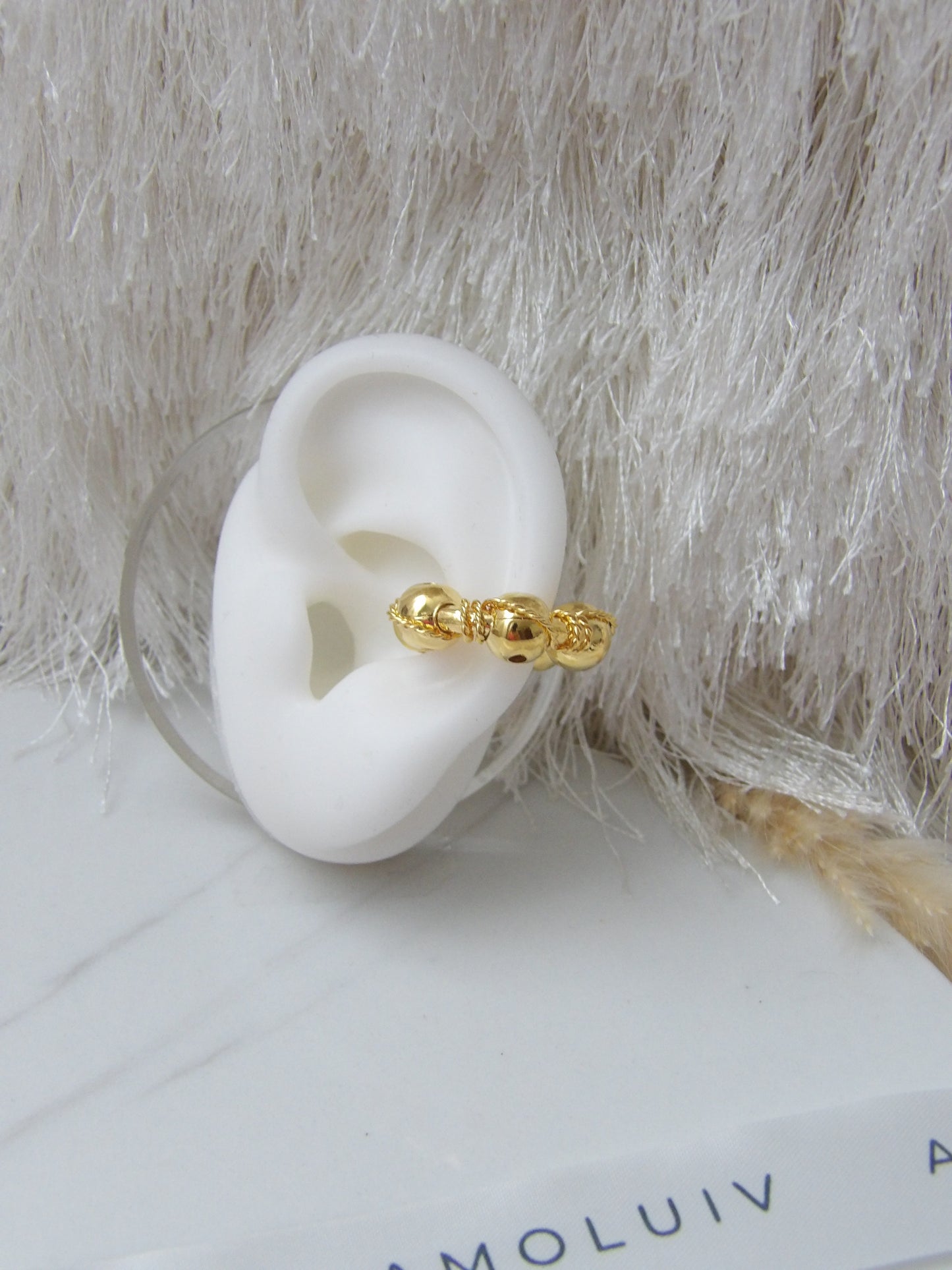 BOLD SHINE BRONZE EAR CUFF