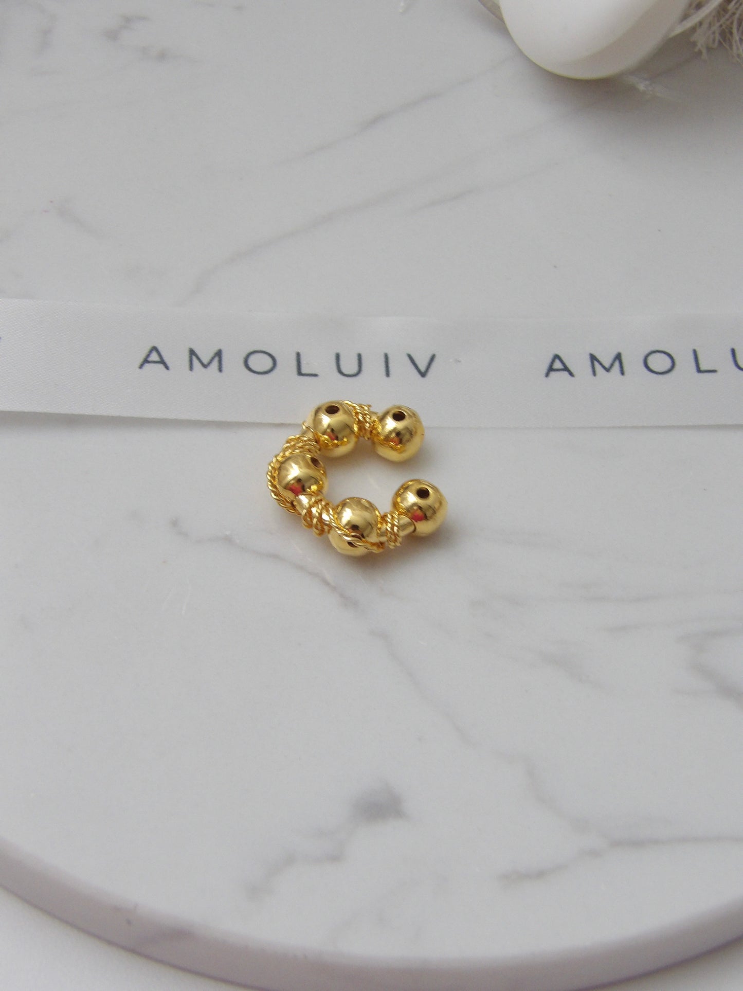 BOLD SHINE BRONZE EAR CUFF