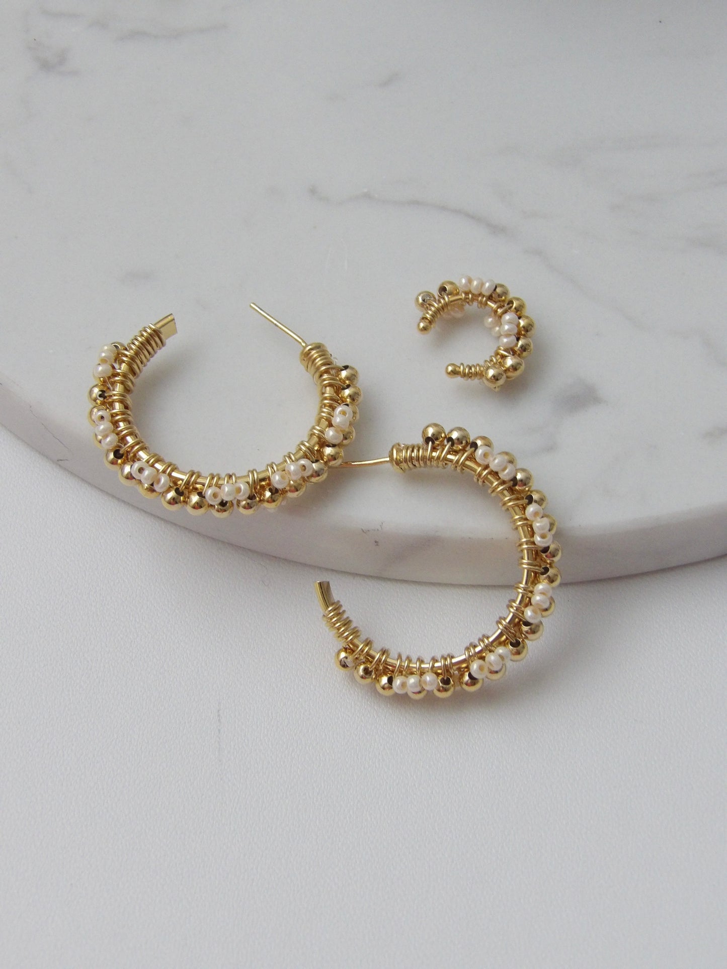 PEARL WHISPER EARRINGS SET