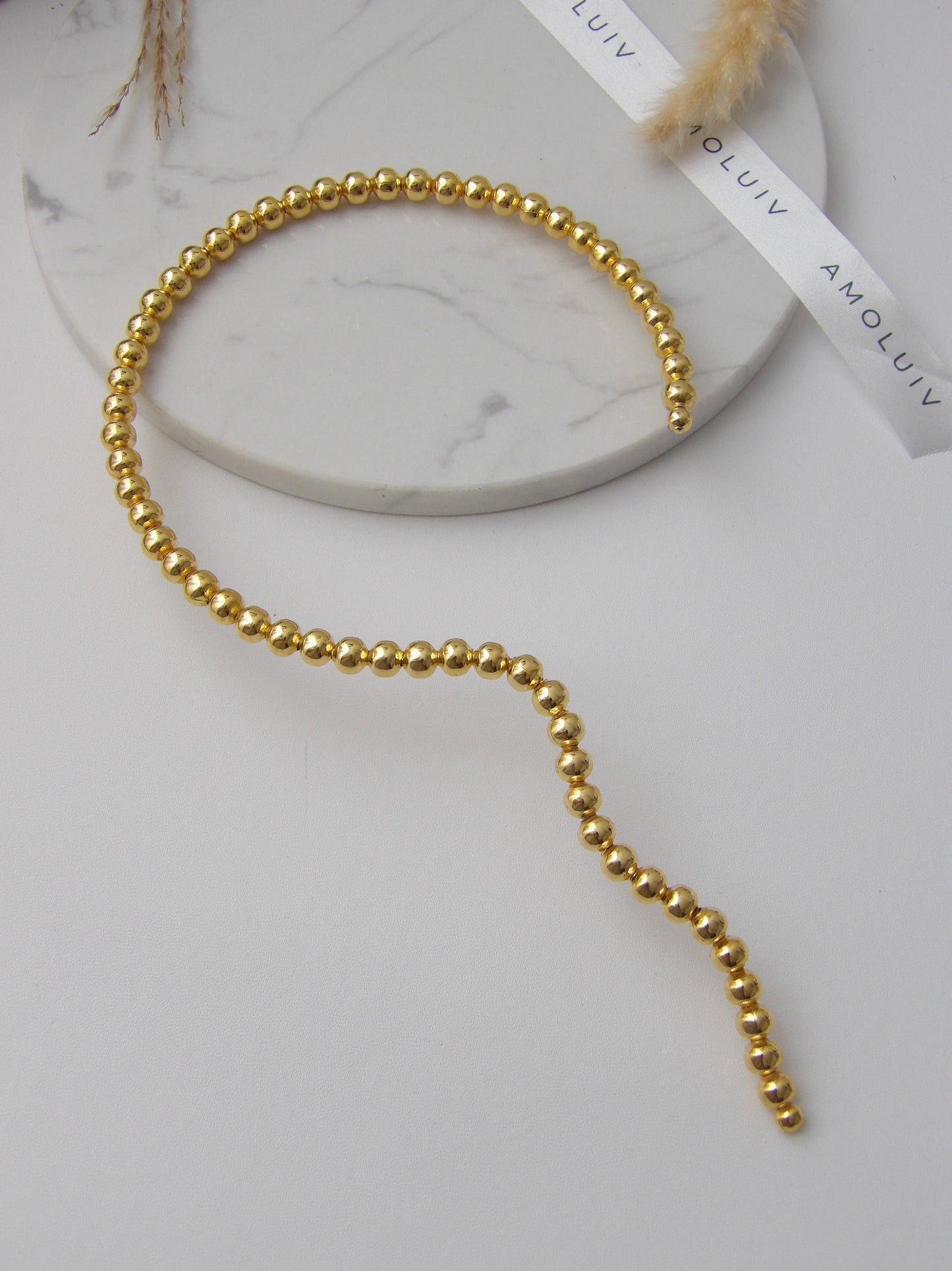 BALINE SNAKE CHOKER BRONZE