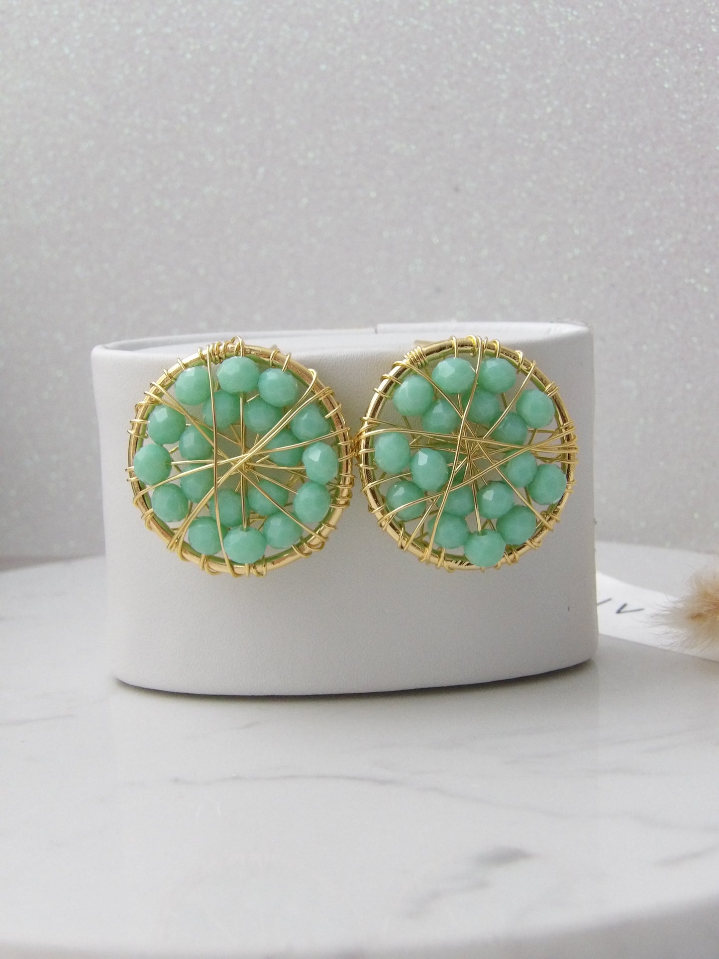 GREEN SOUL BRONZE EARRINGS
