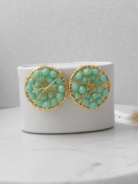 GREEN SOUL BRONZE EARRINGS