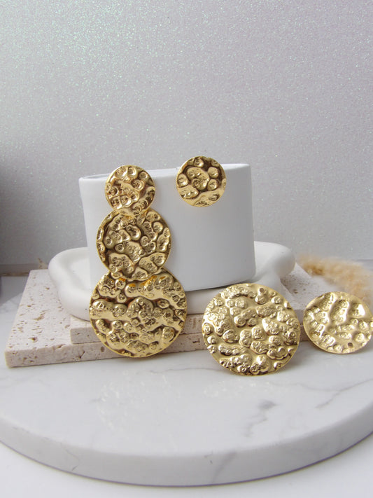 LUNA MODULAR BRONZE EARRINGS MULTI USE