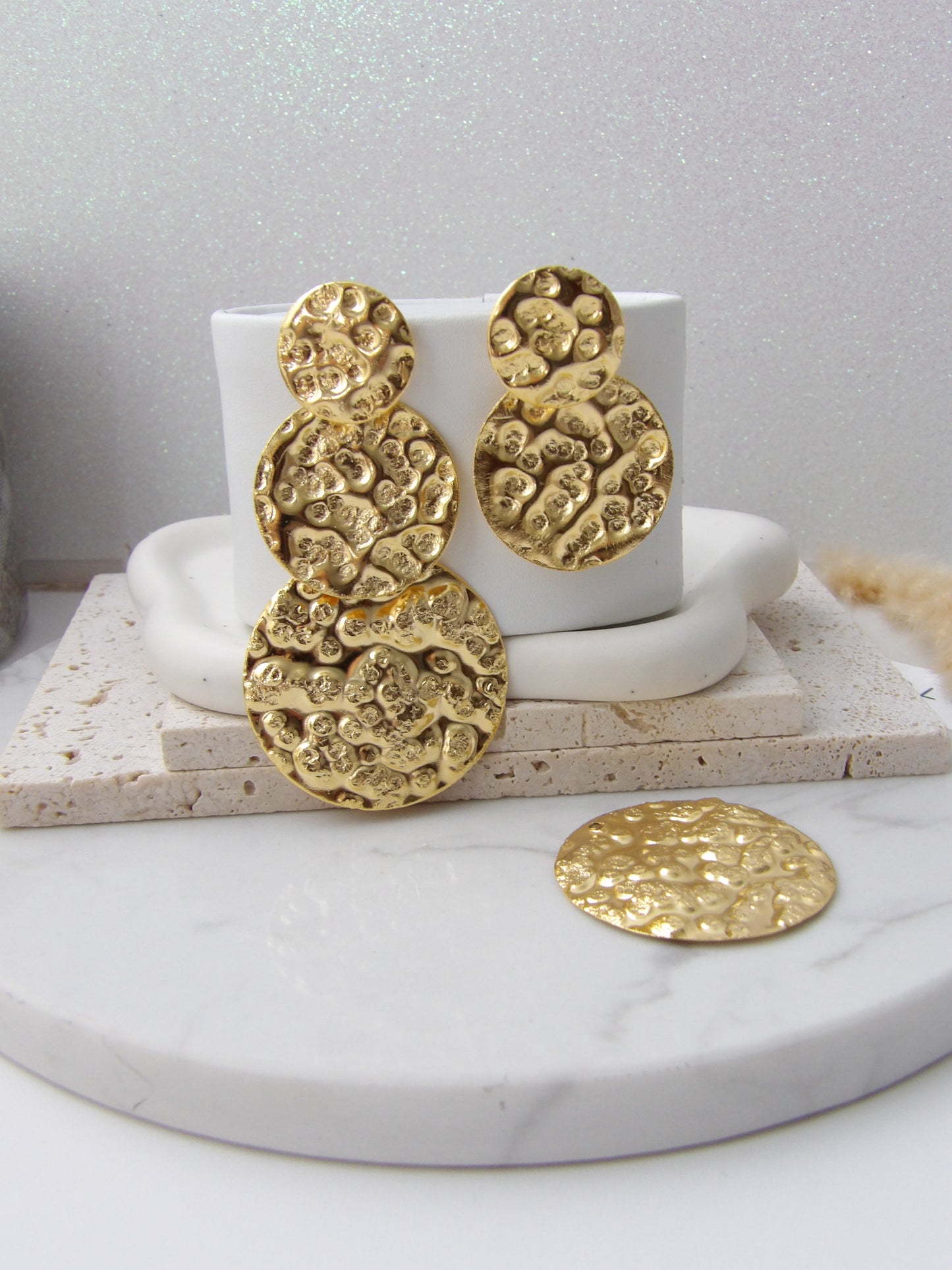 LUNA MODULAR BRONZE EARRINGS MULTI USE