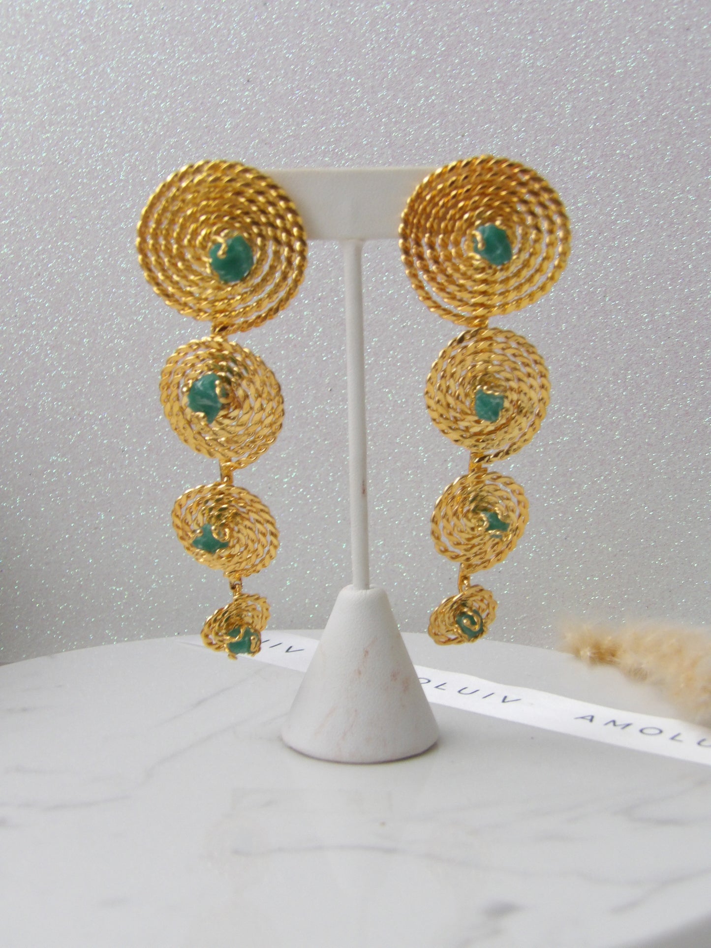 MODULUX VERDE BRONZE EARRINGS MULTI USE
