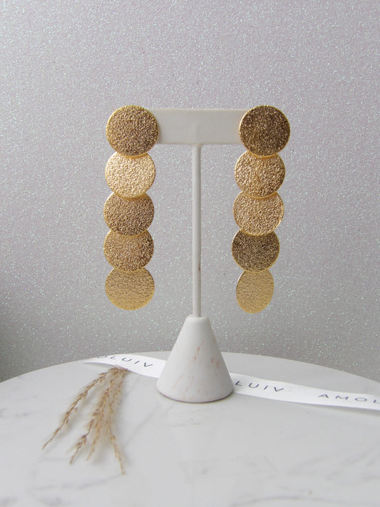 LUMINA CIRCLES BRONZE EARRINGS MULTI USE