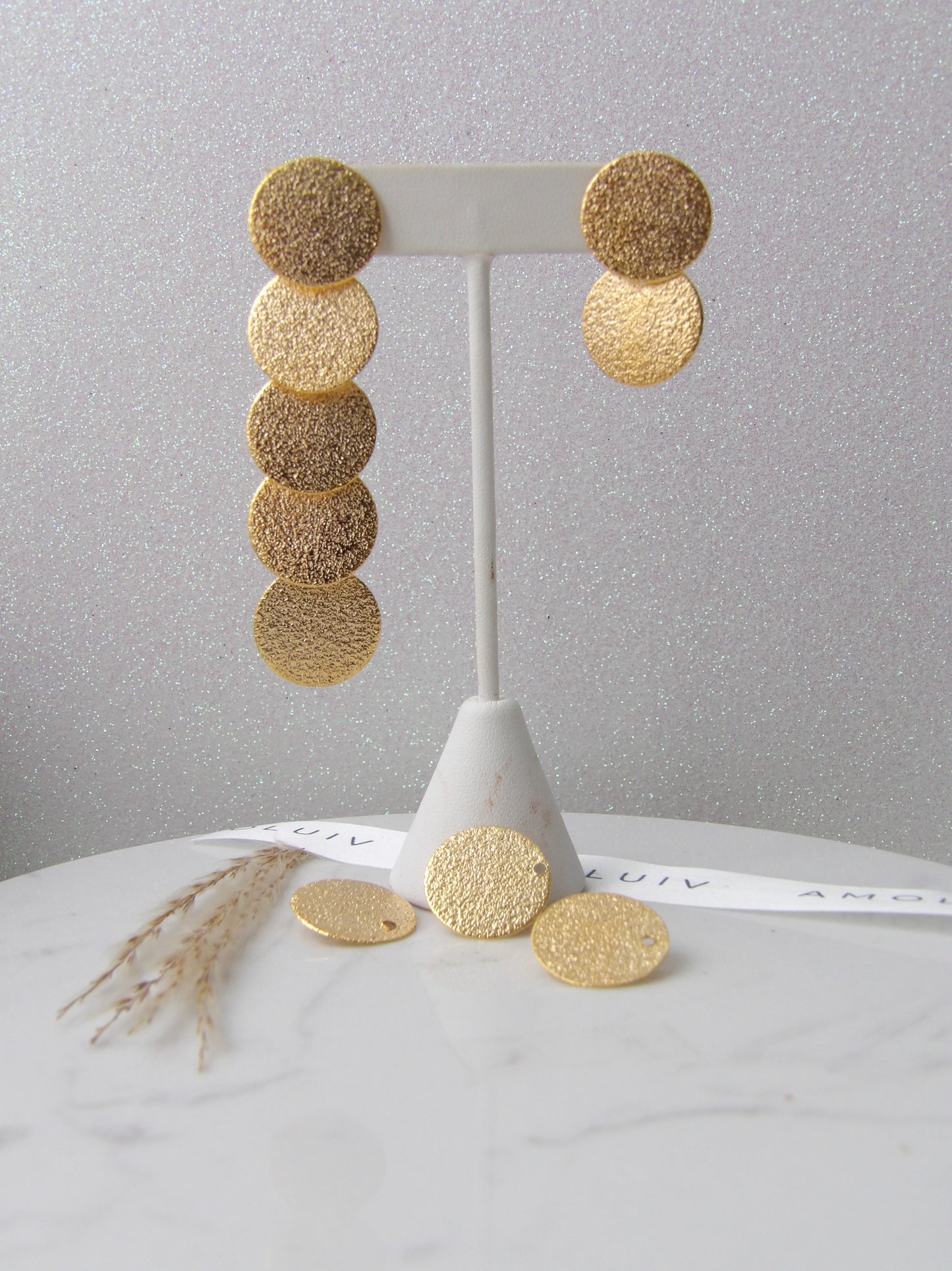 LUMINA CIRCLES BRONZE EARRINGS MULTI USE