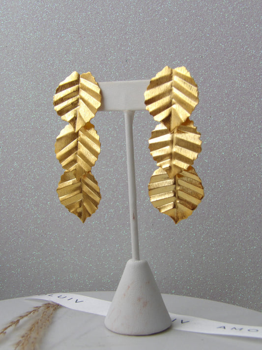 NATURE'S MUSE BRONZE EARRINGS MULTI USE