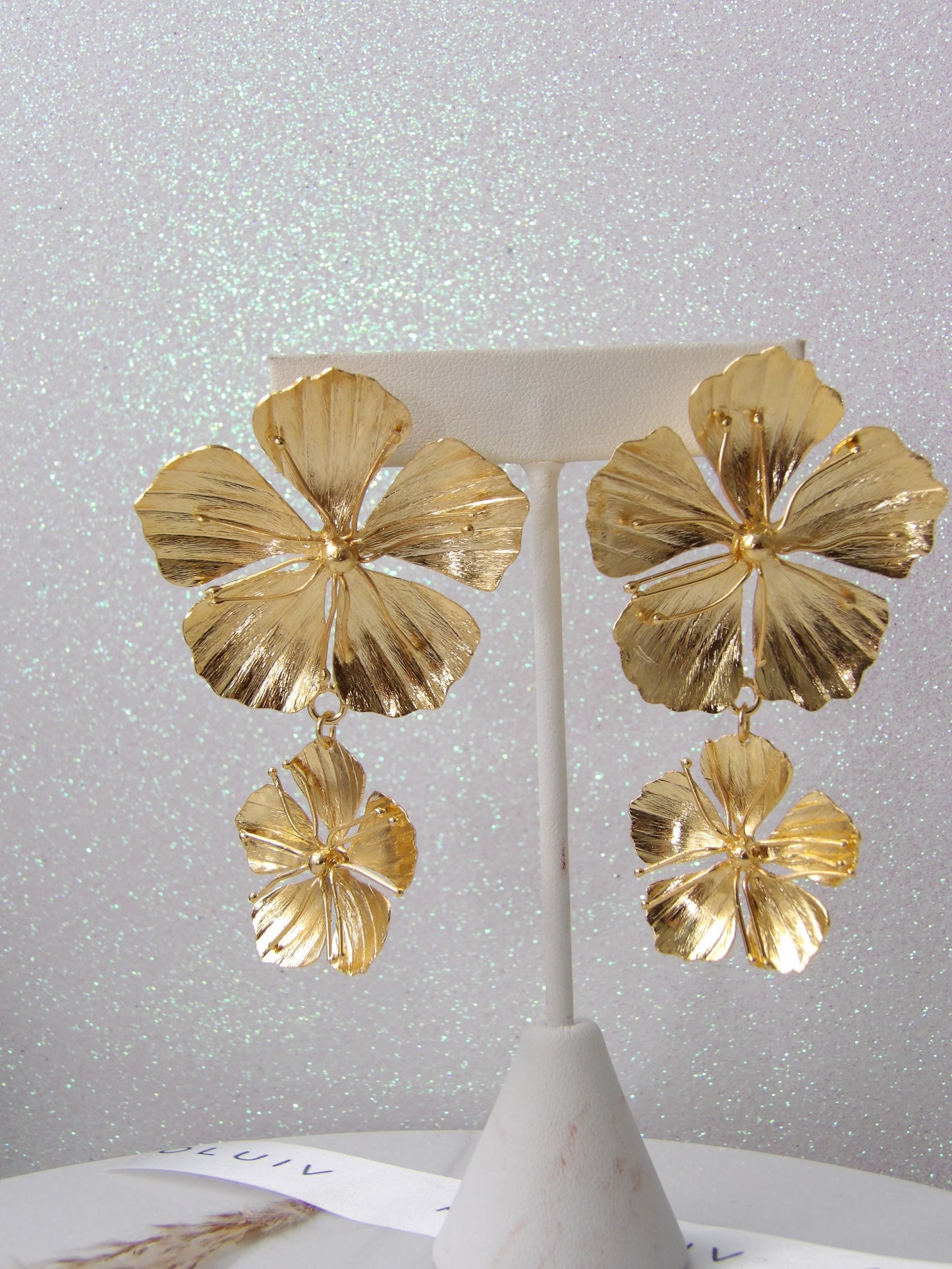 GOLDEN BREEZE BRONZE EARRINGS