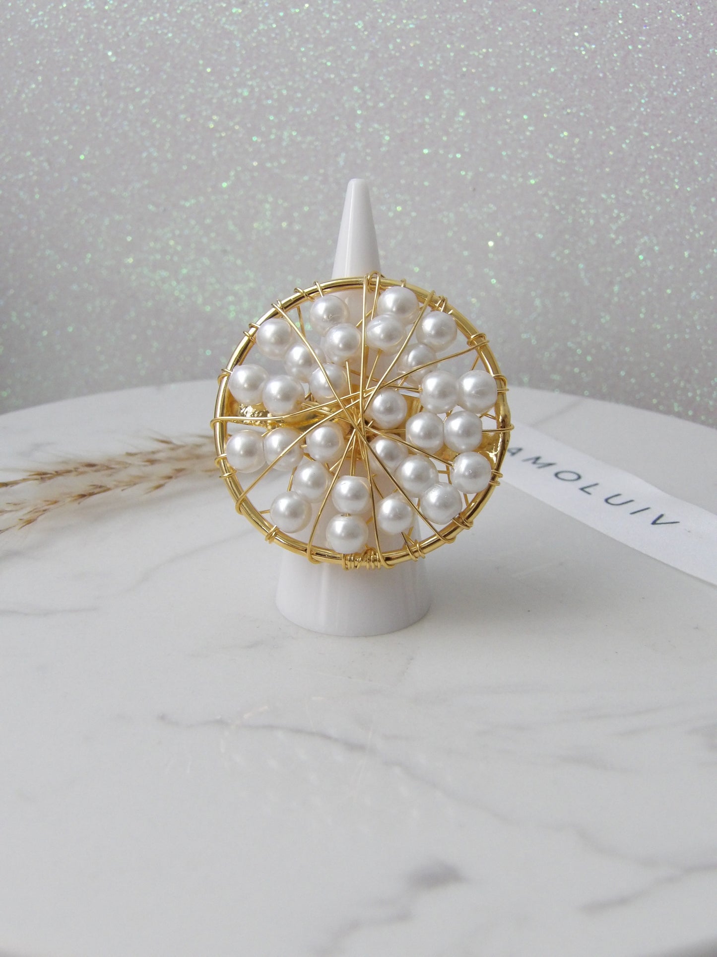 PEARL CONSTELLATION RING BRONZE
