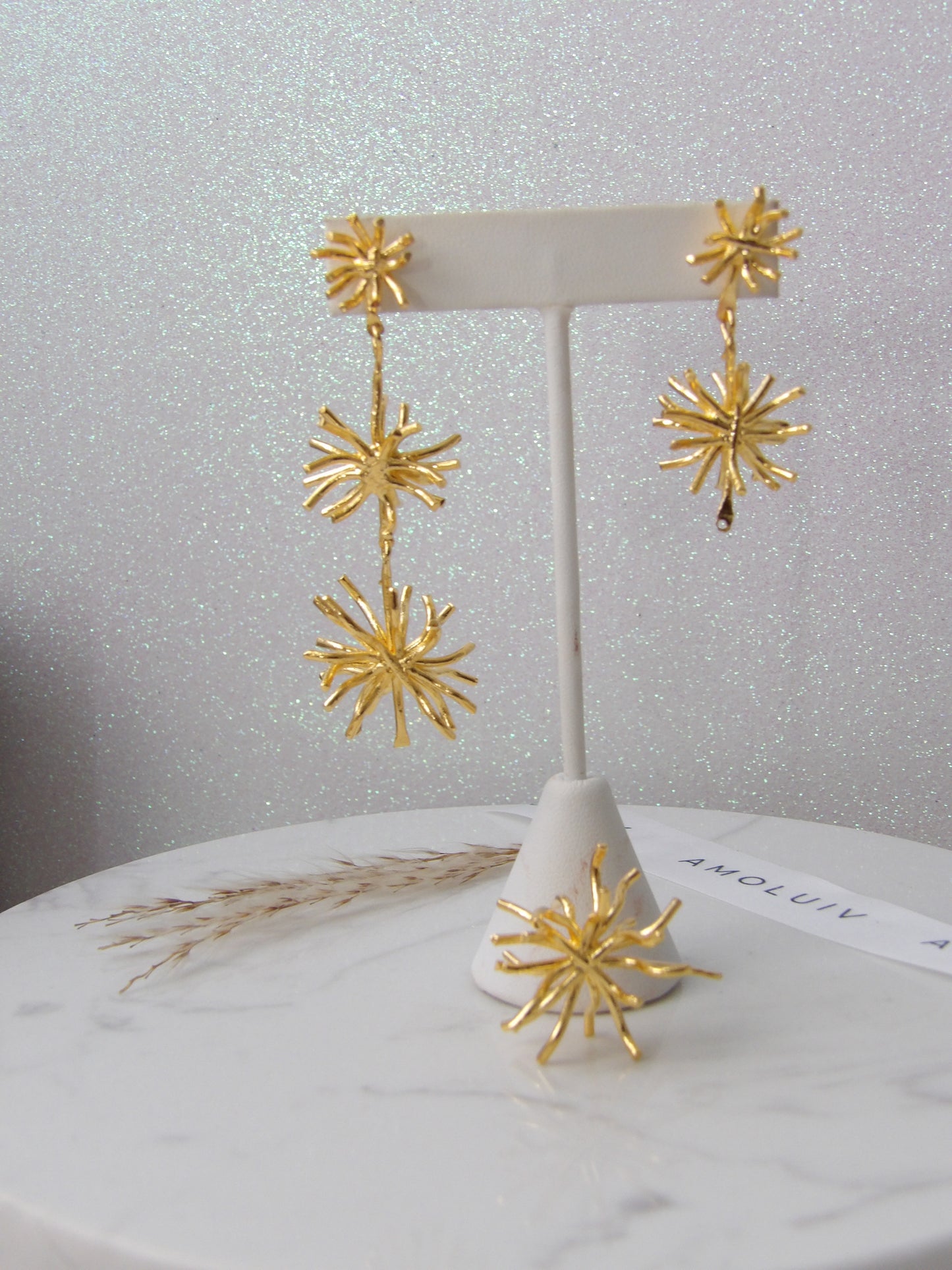 STELLAR SPARK BRONZE EARRING