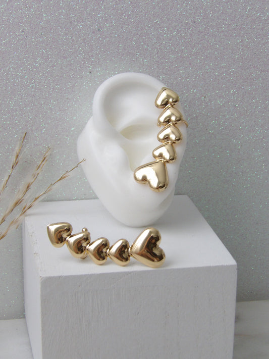 AMOUR BOLD EARRINGS GOLD
