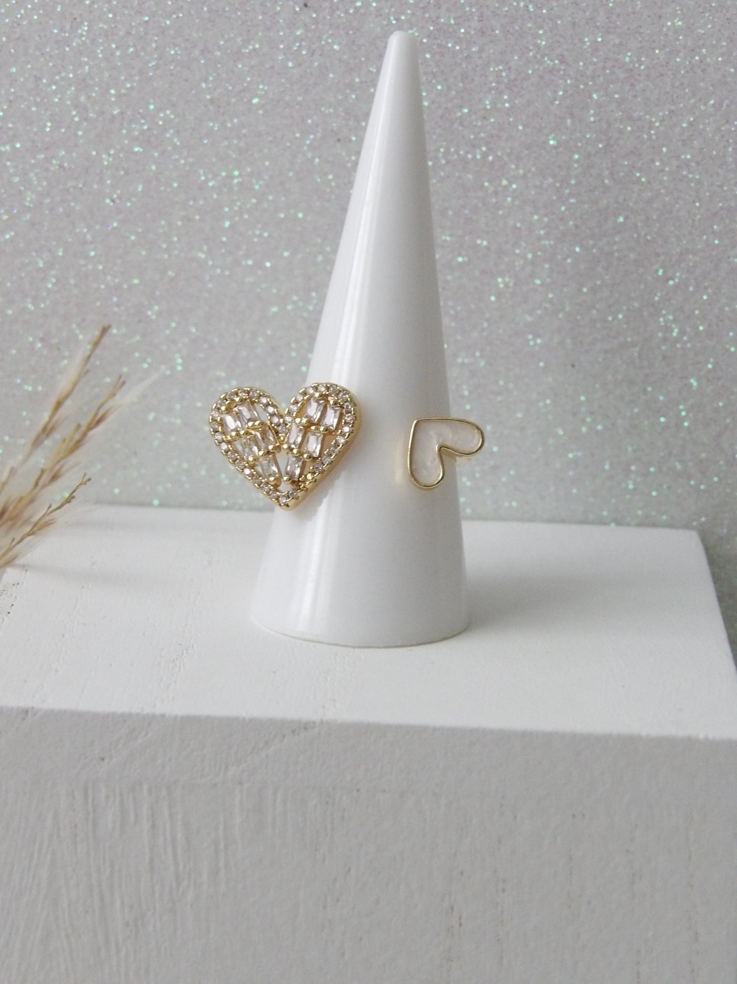CŒUR LUMIÈRE GOLD RING