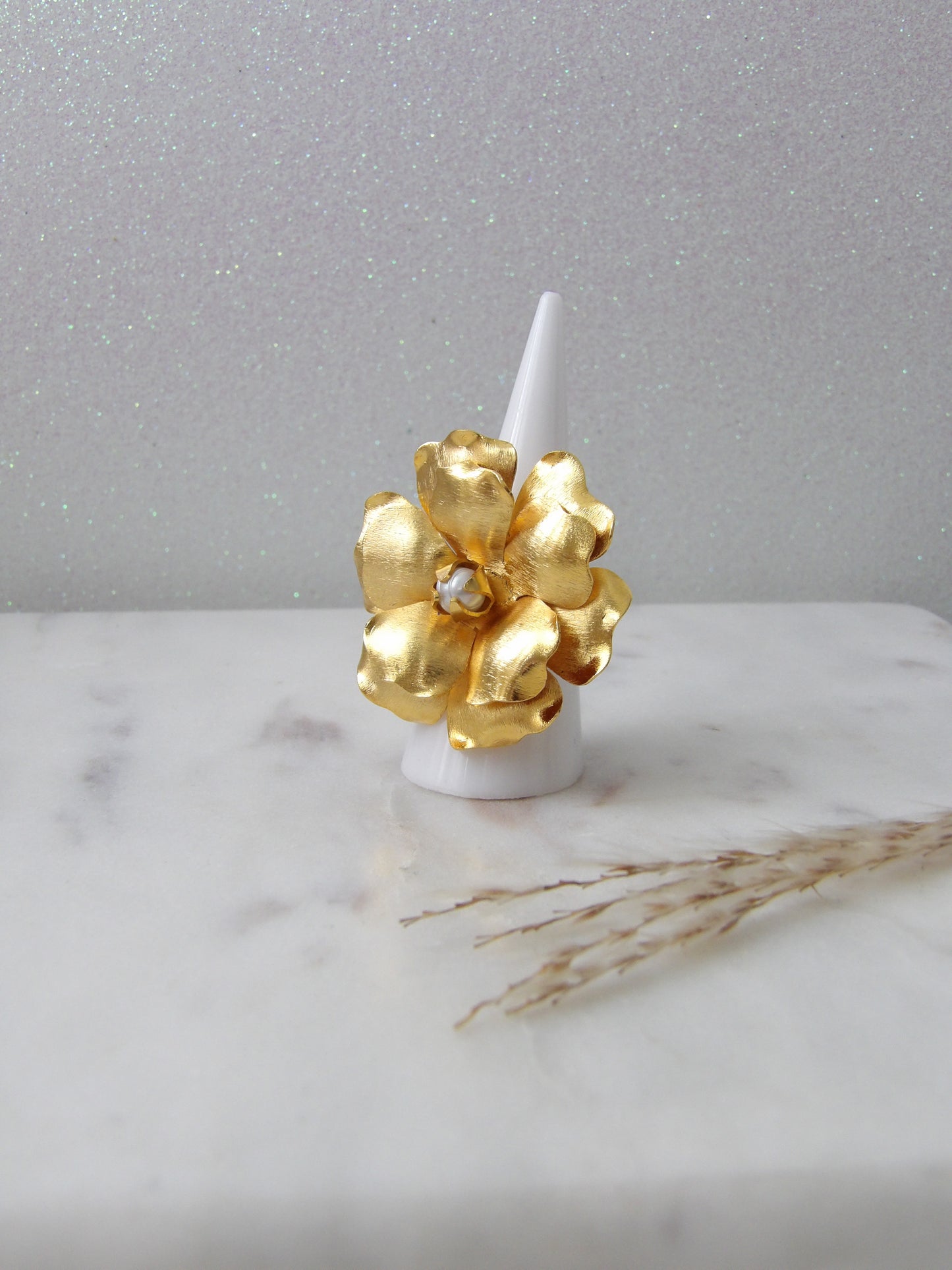 FLOR DE LUNA RING BRONCE