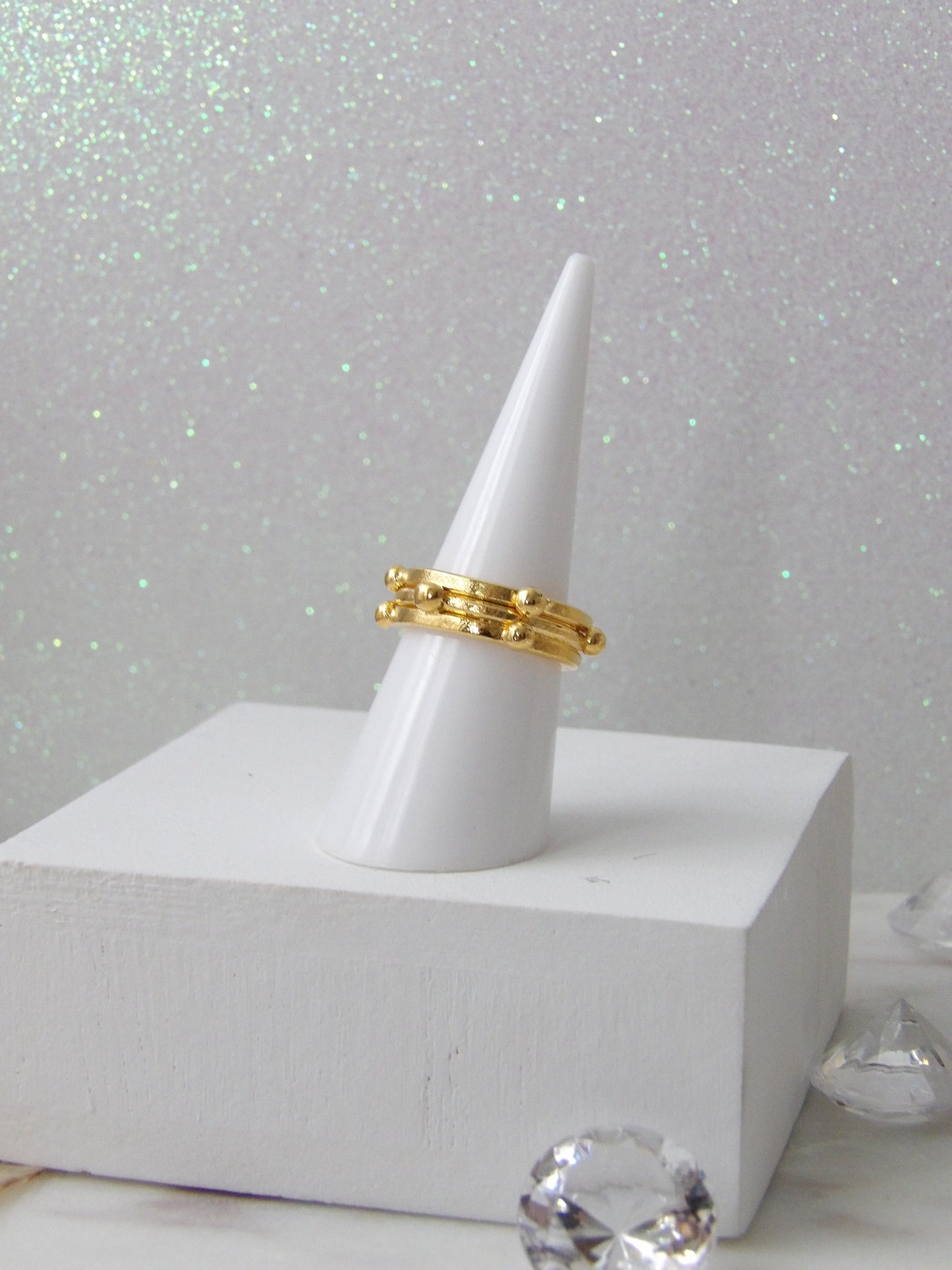 ALUNA RING BRONZE