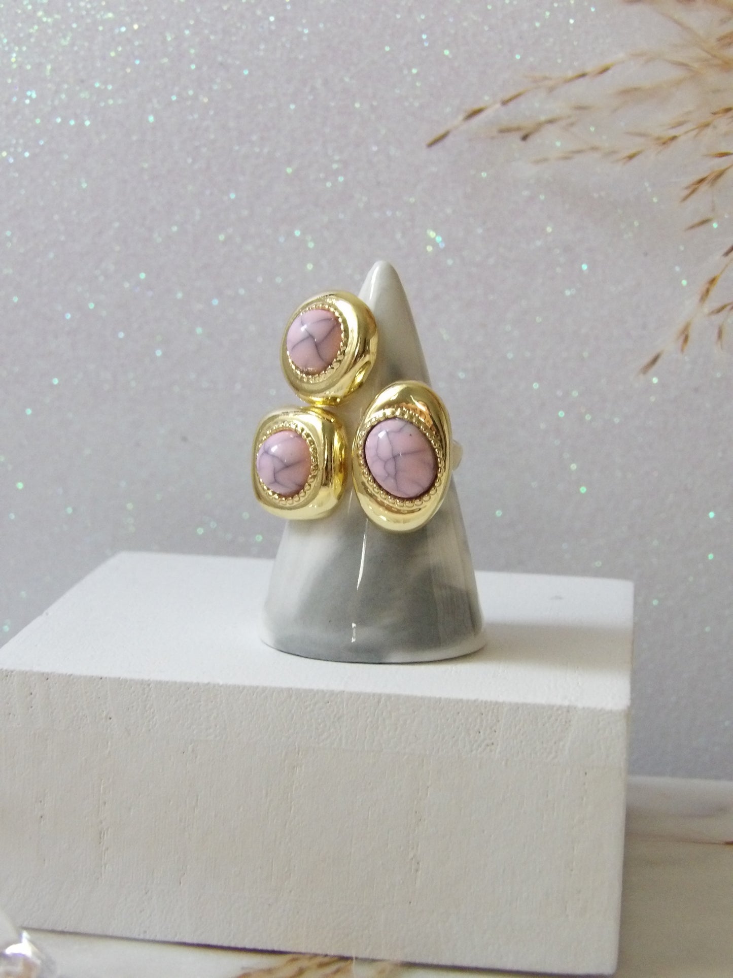 ROSE PULSE GOLD RING