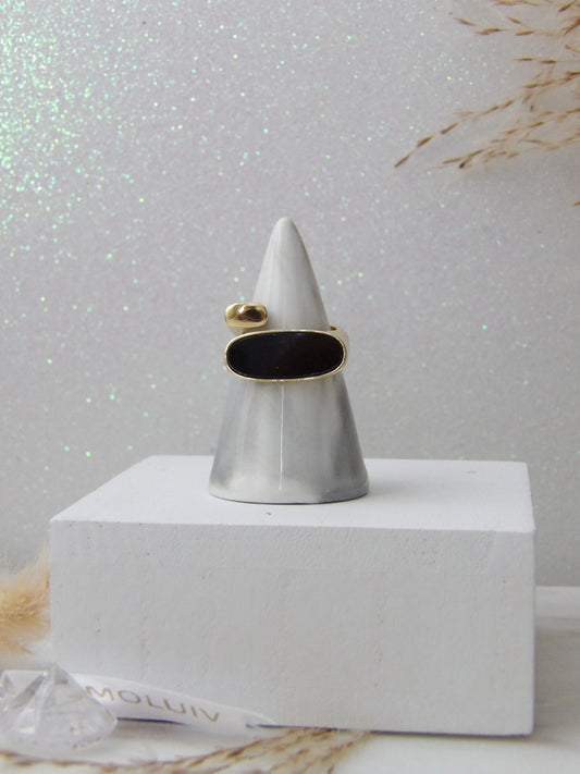 NOIR GOLD RING