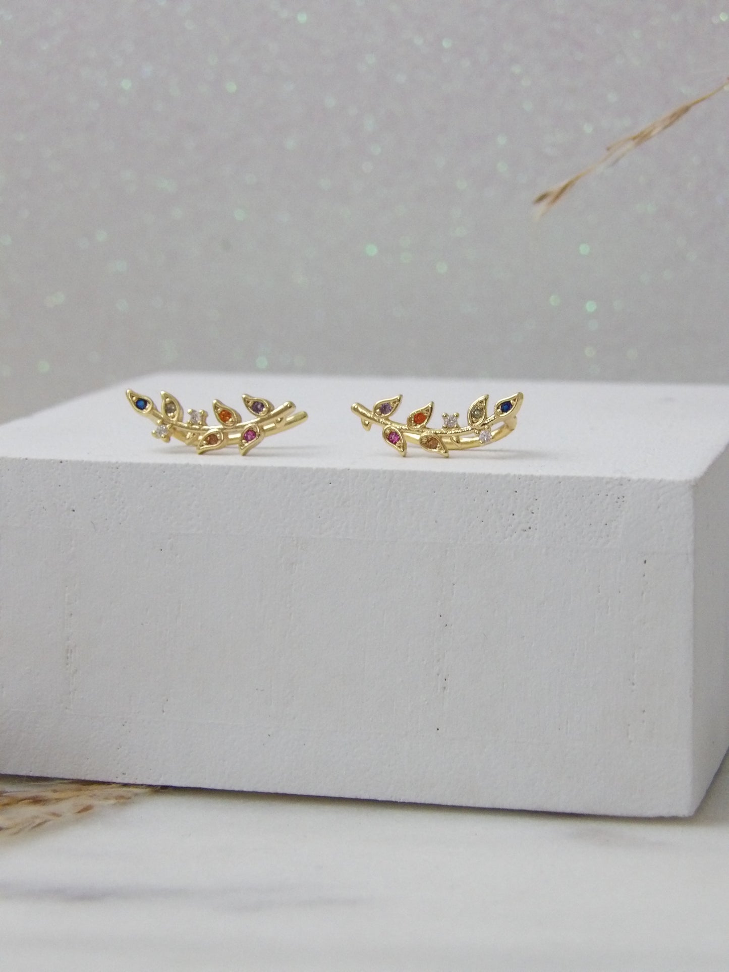 🌿 PRISM BLOOM EARRINGS