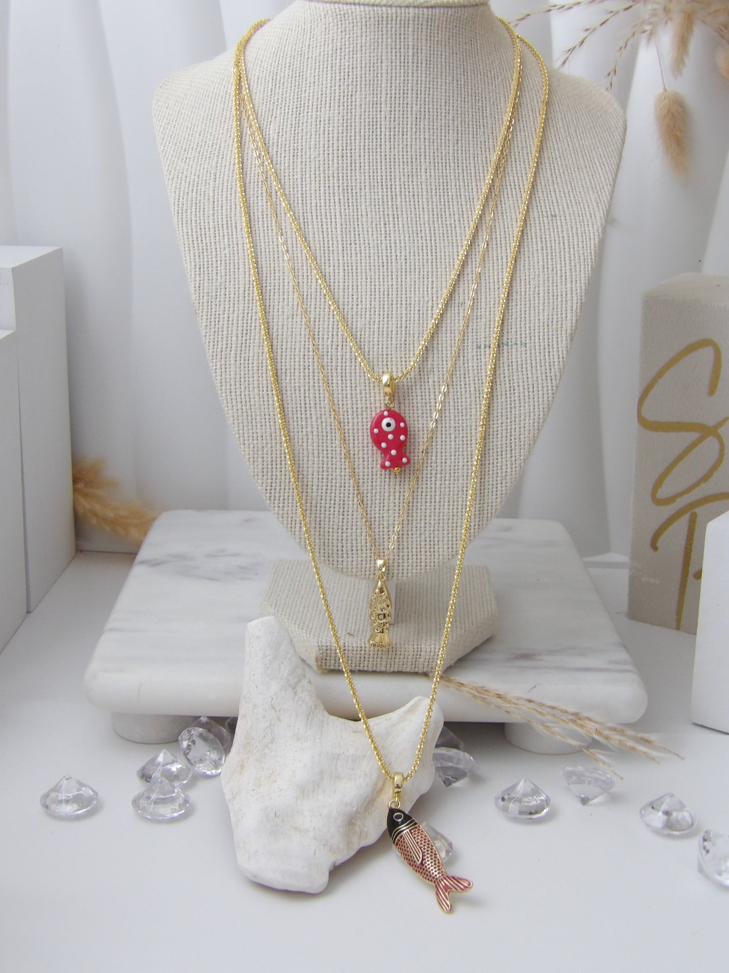 TRIO DE MAR NECKLACE