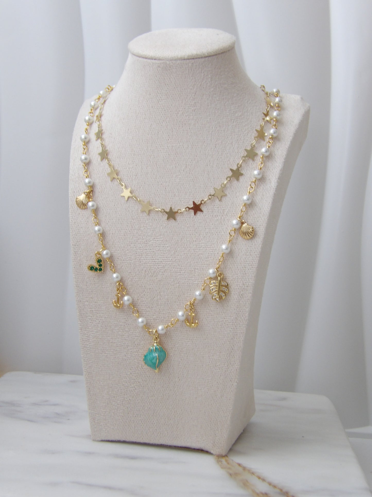 STARLIT TROPICS SET NECKLACES