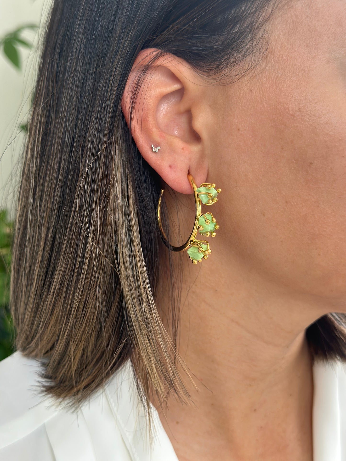 VERDANT GLOW BRONZE EARRINGS