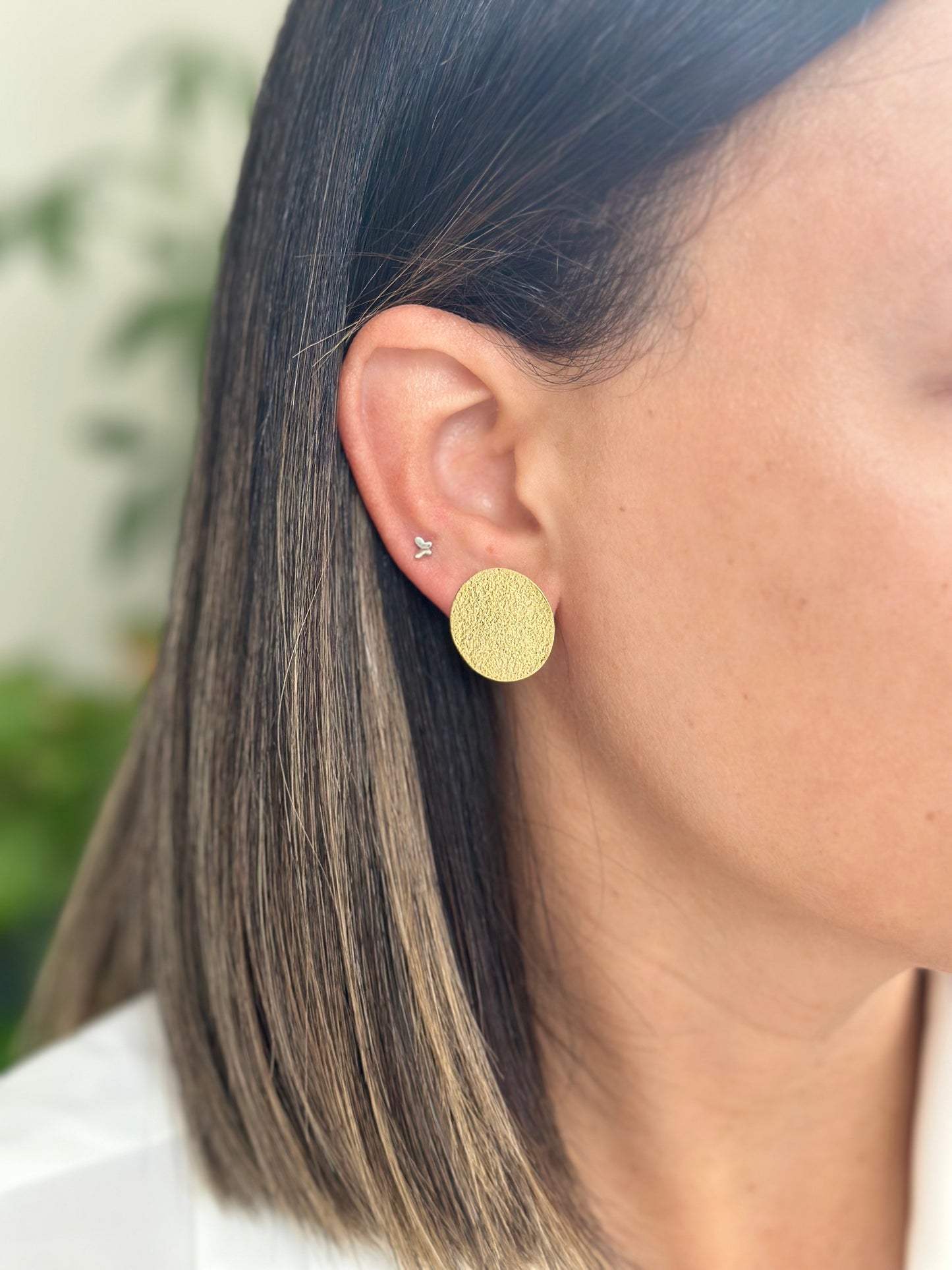 VERSA CIRCLES BRONZE EARRINGS MULTI USE