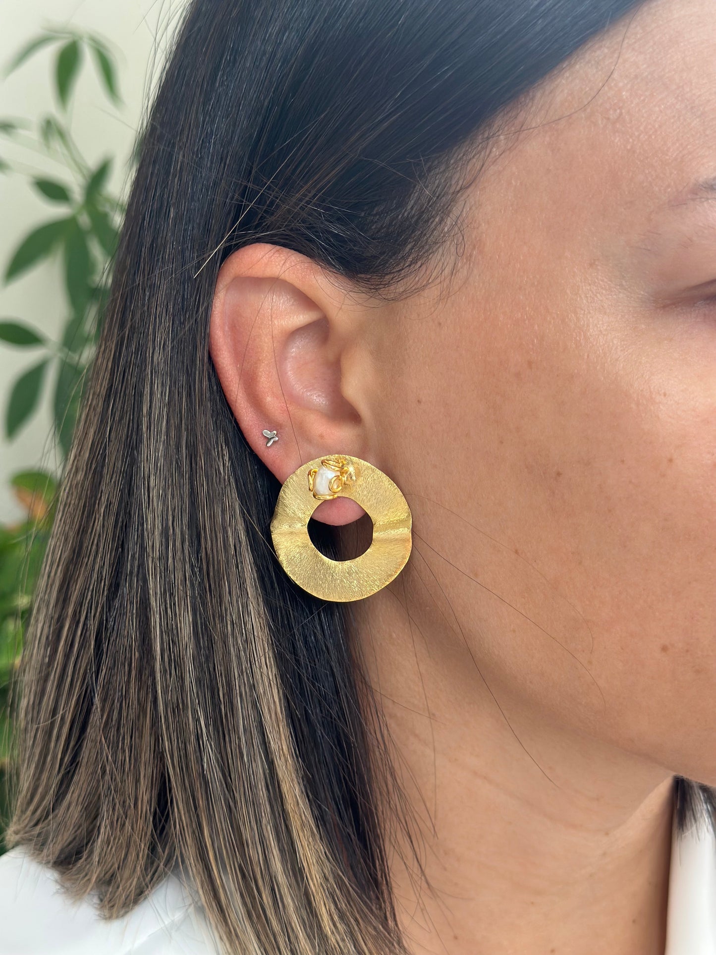 GOLDEN MUSE BRONZE EARRINGS MULTI USE