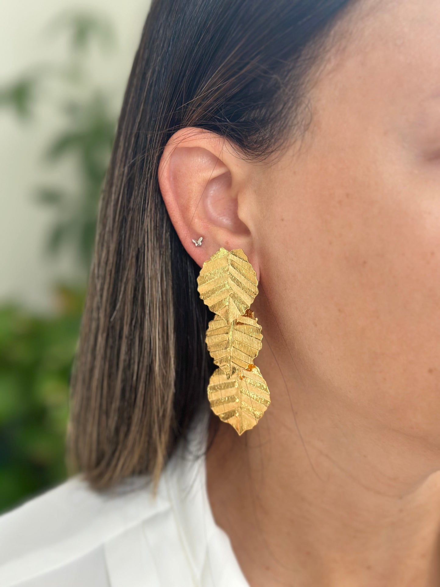 NATURE'S MUSE BRONZE EARRINGS MULTI USE
