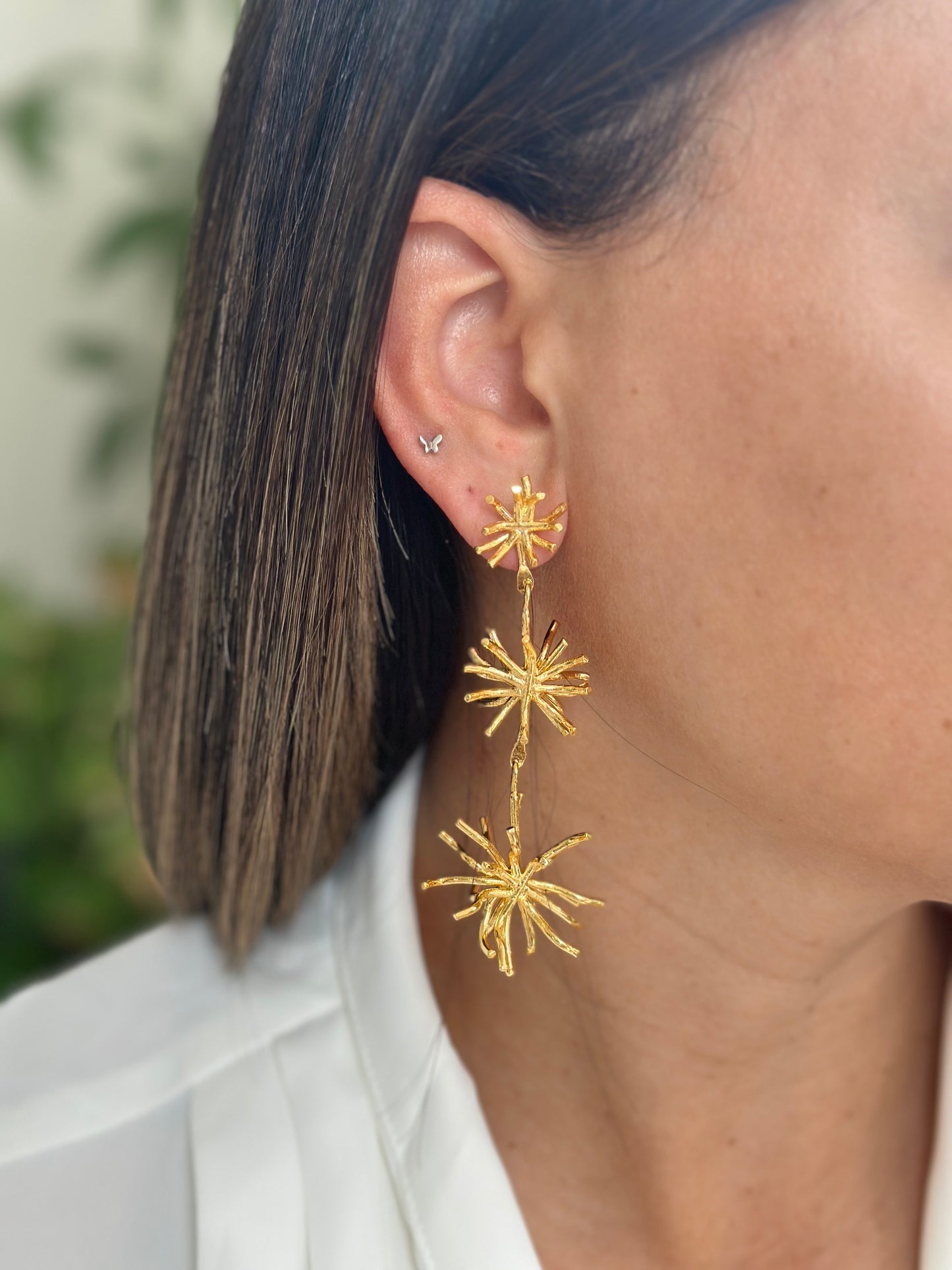 STELLAR SPARK BRONZE EARRING