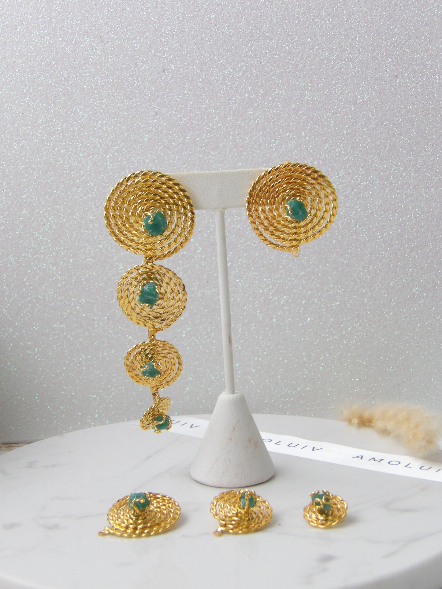 MODULUX VERDE BRONZE EARRINGS MULTI USE