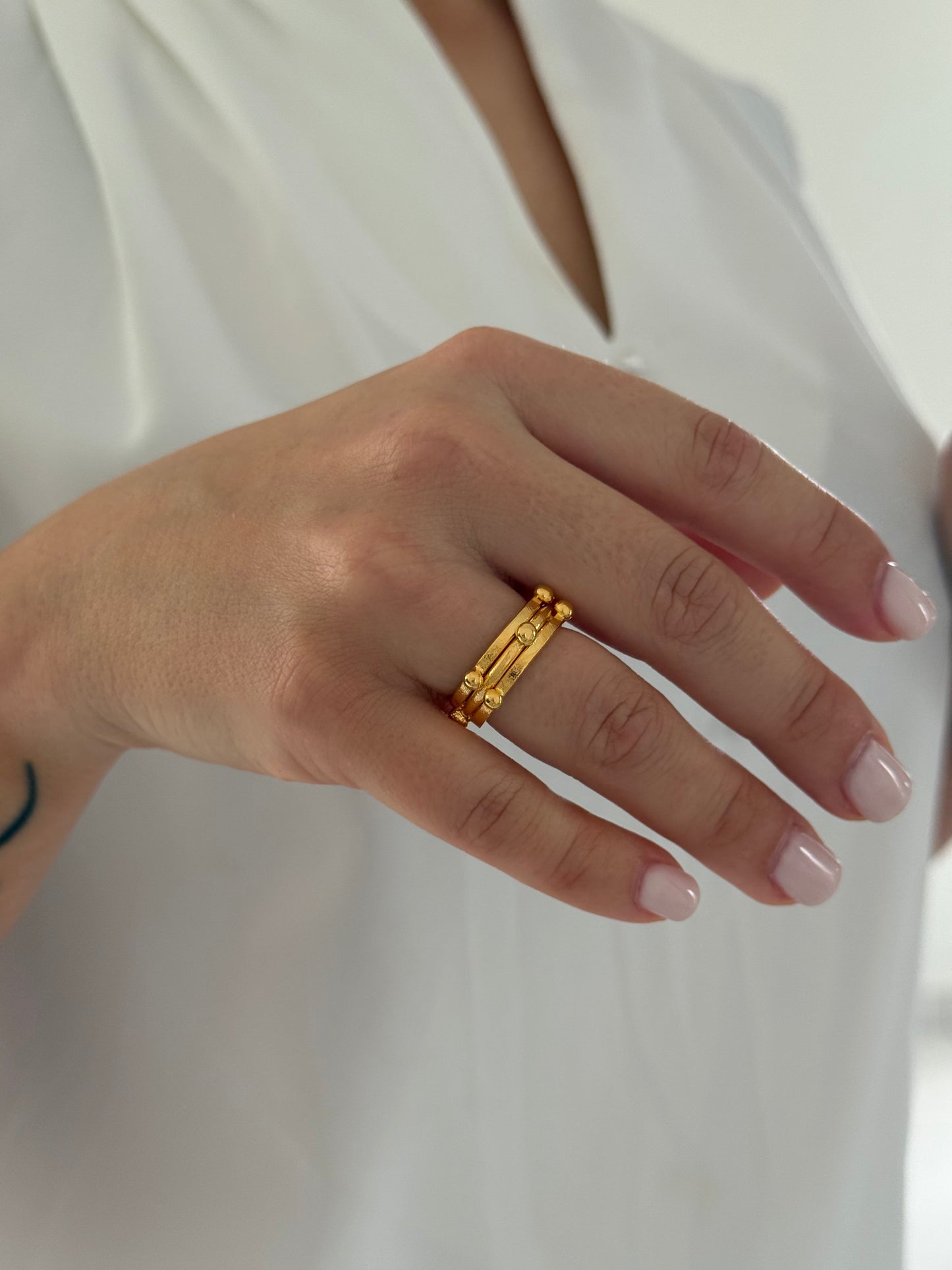 ALUNA RING BRONZE