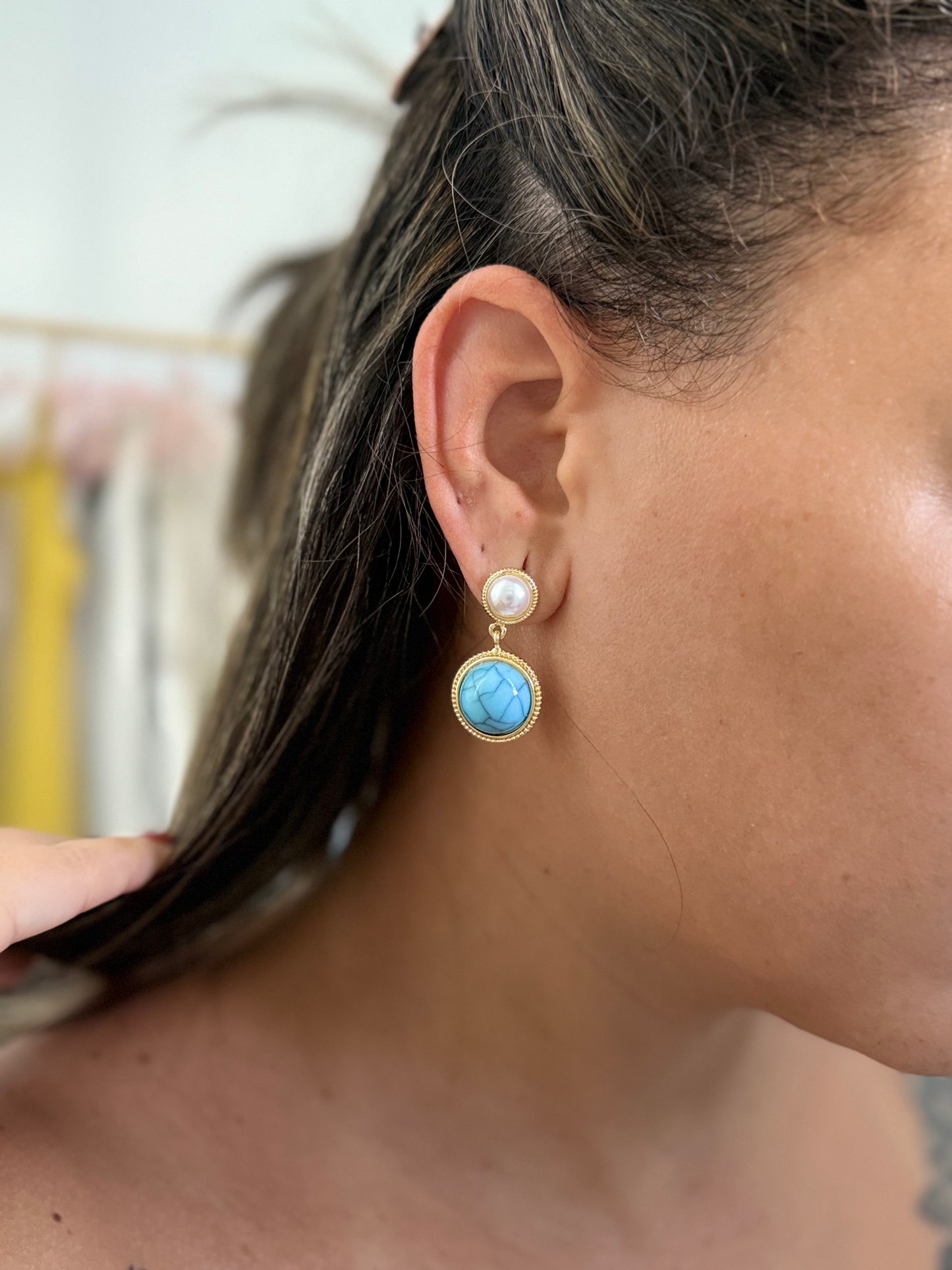 AZURÉA GOLD EARRINGS