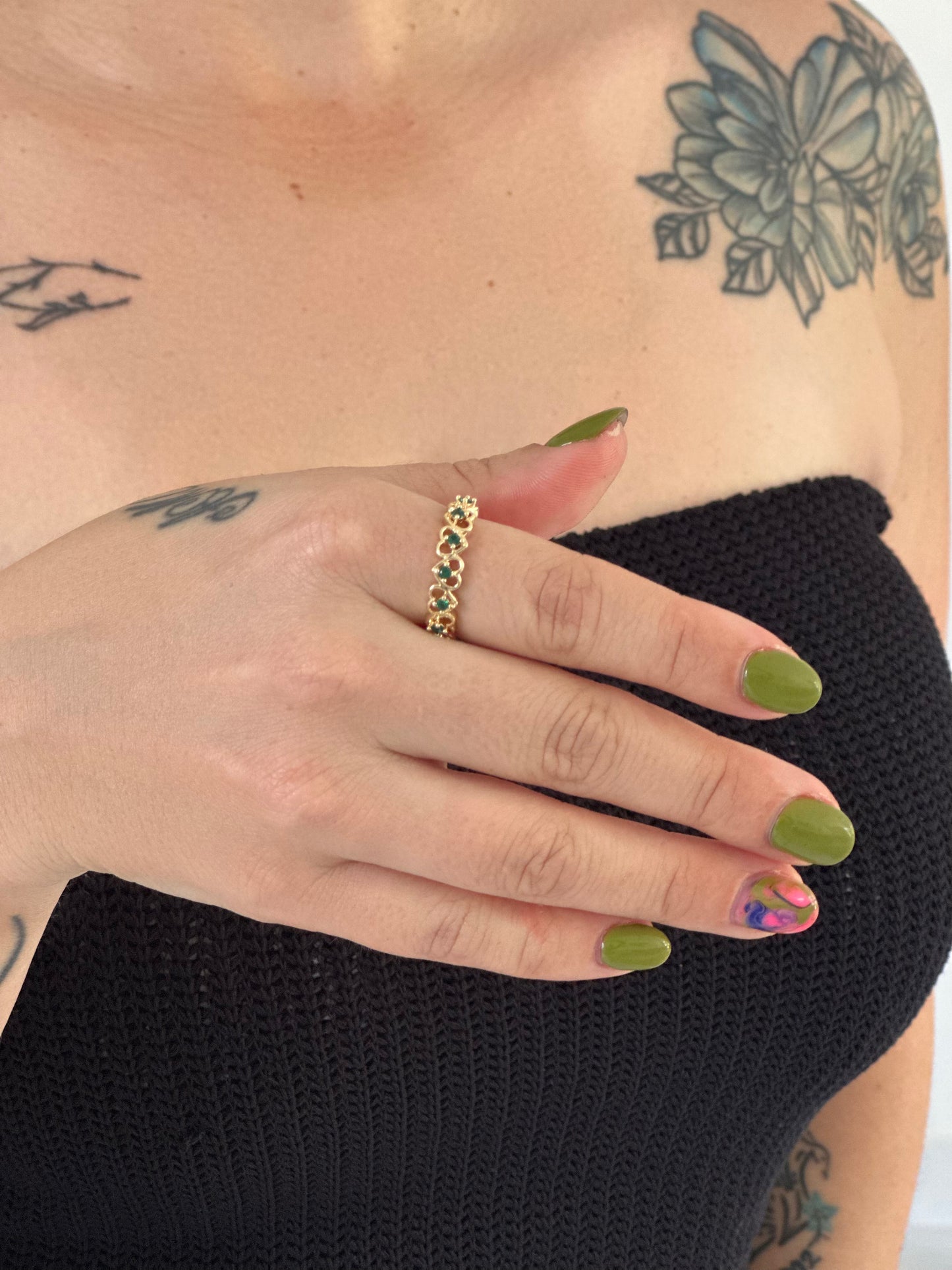 VERDELIA GOLD RING