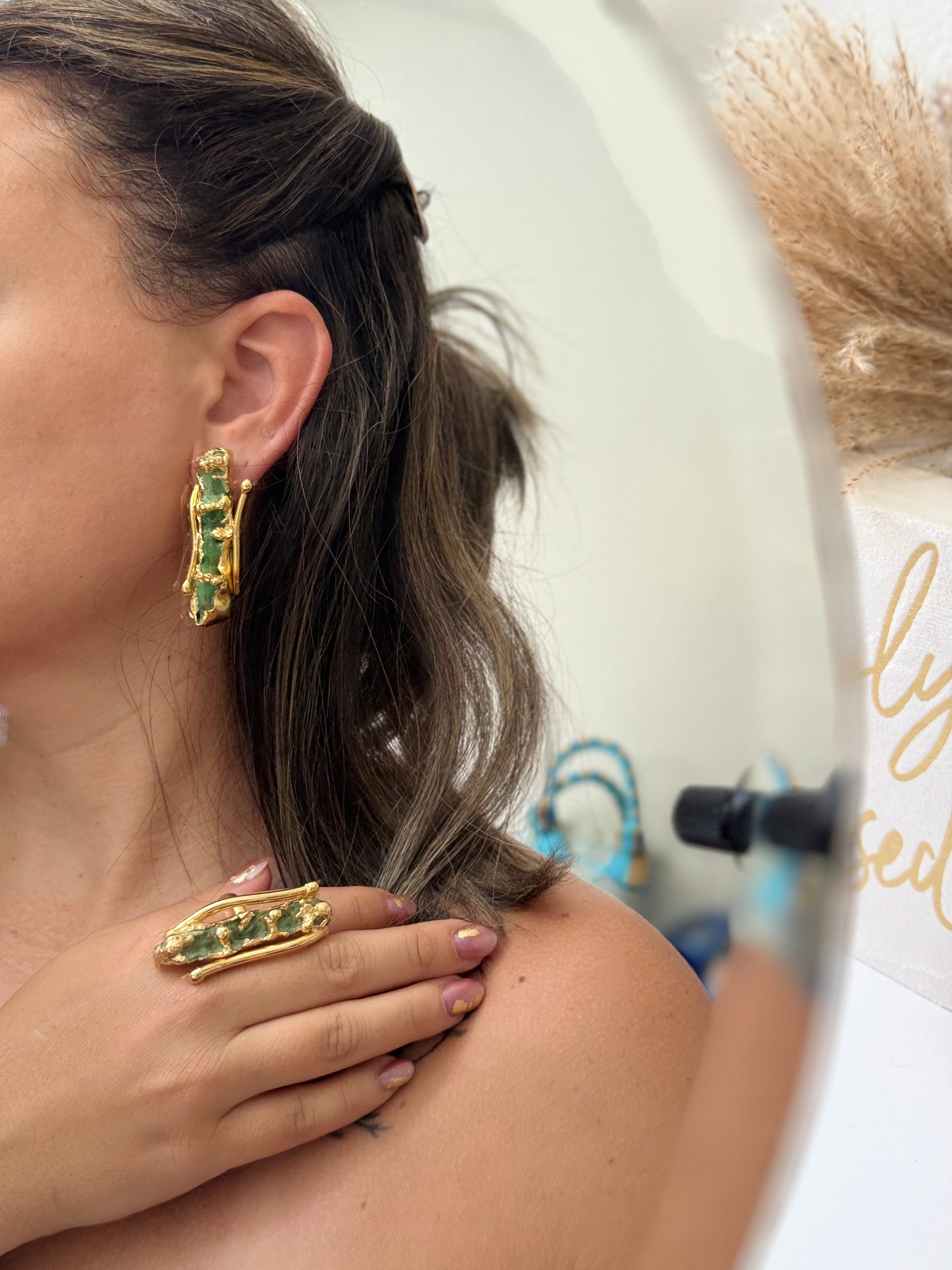 VÉRTIKA EARRINGS BRONZE