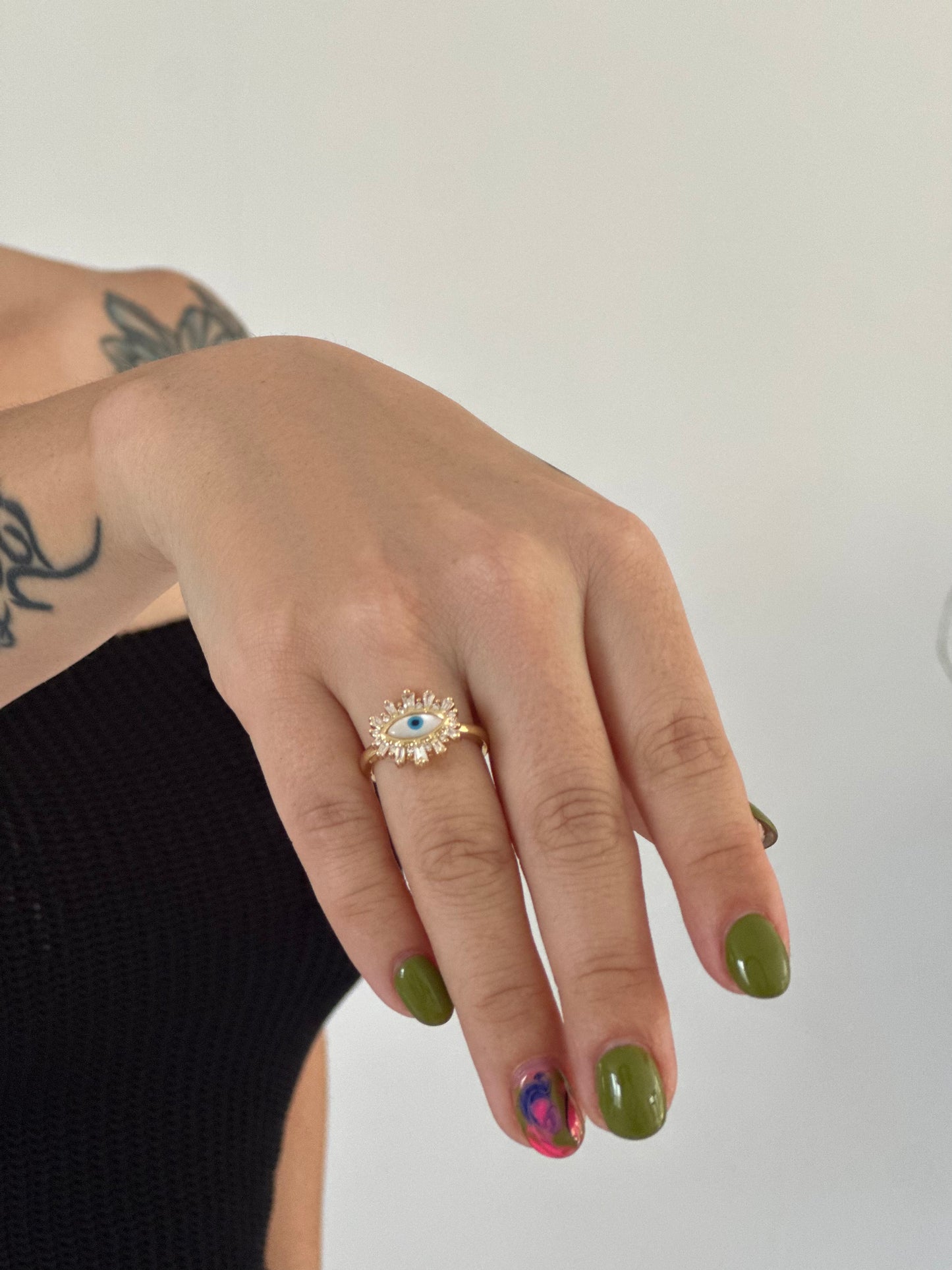 LUMINA EYE RING GOLD