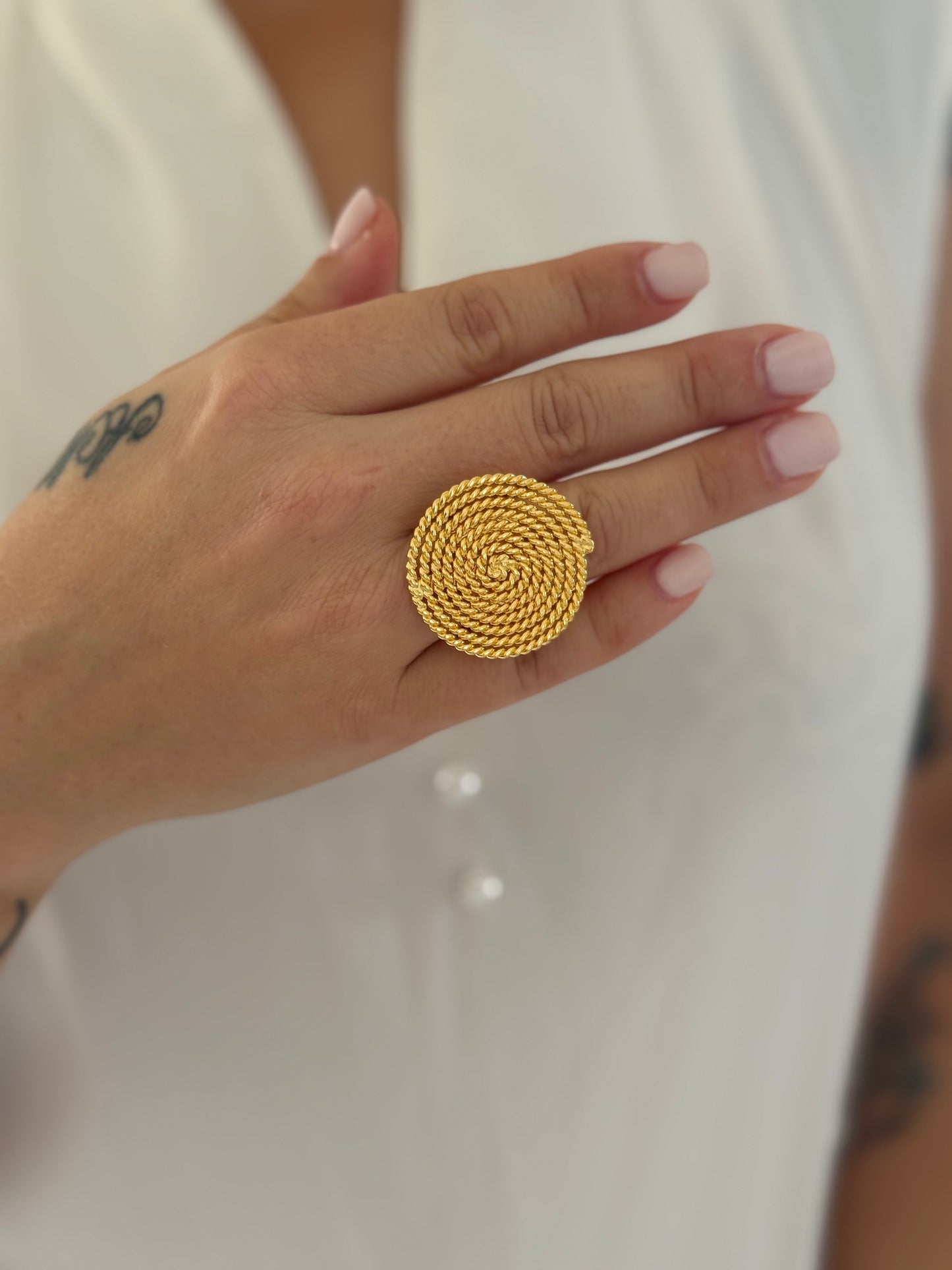 SOLSTICE BRONZE GOLD RING