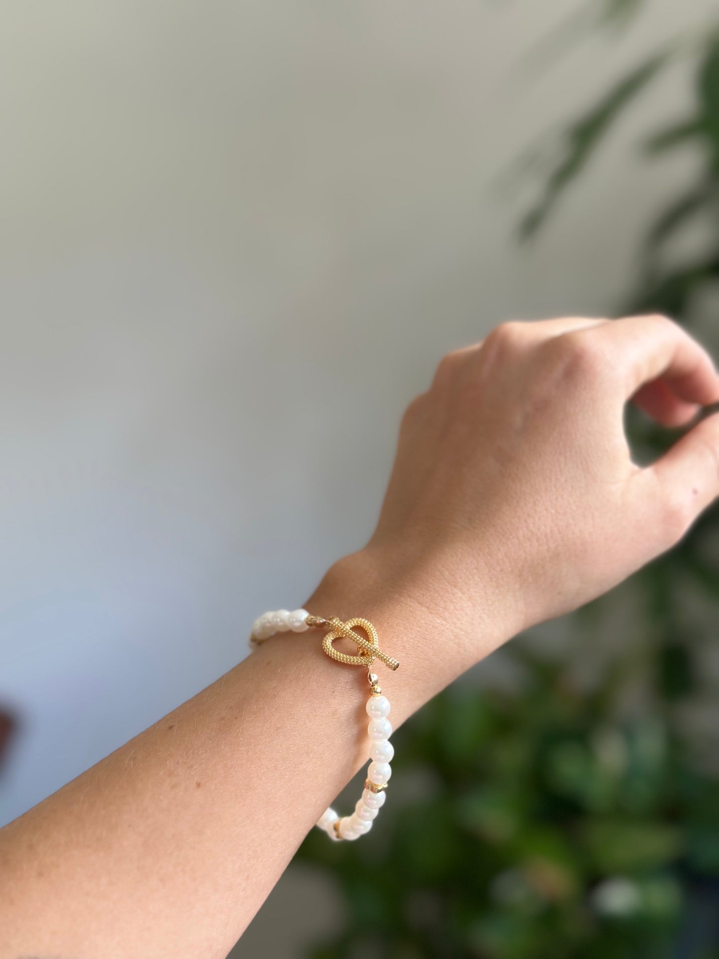 FRANCIA PEARL BRACELET GOLD
