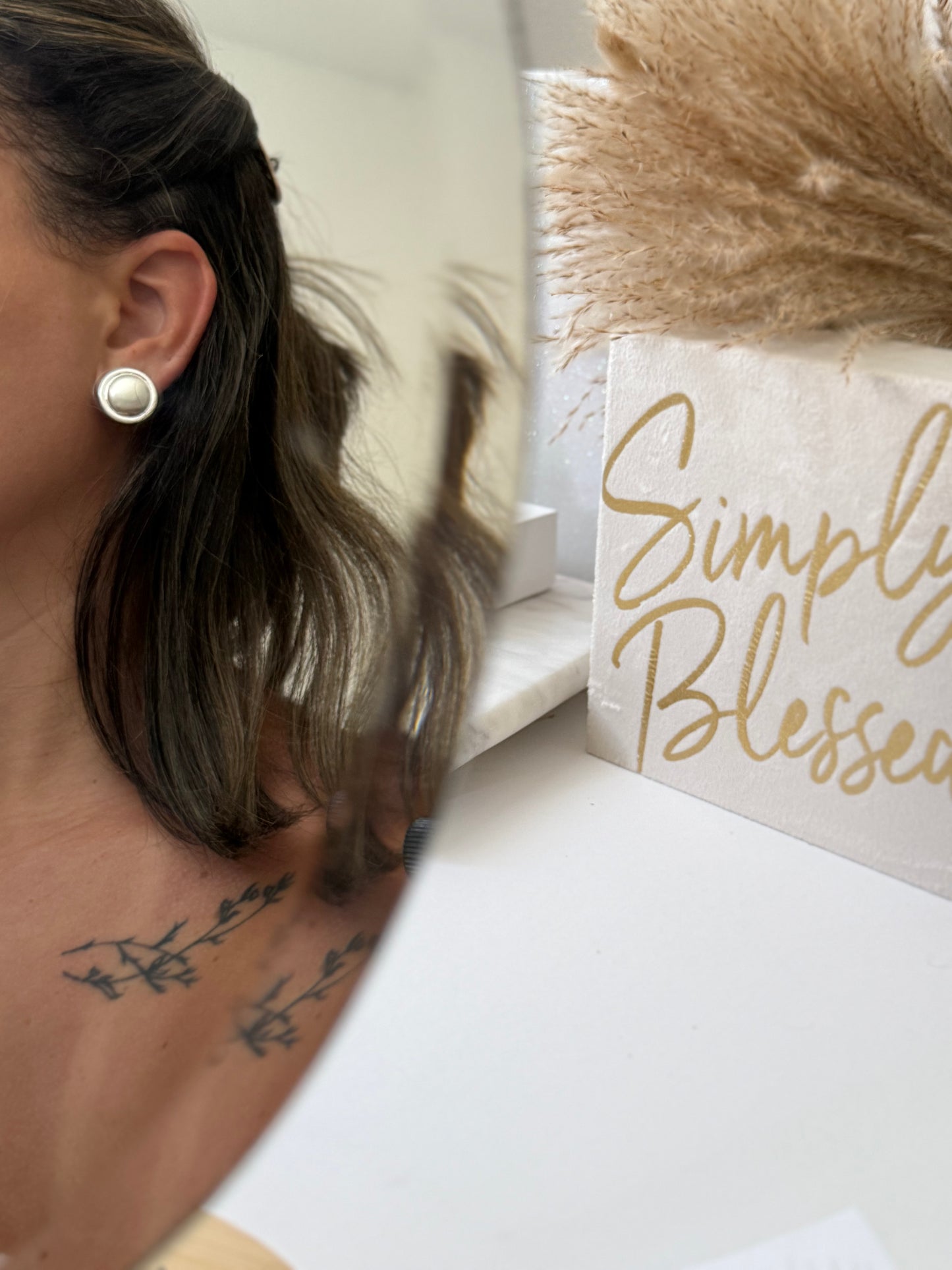 SÉLENE SILVER EARRINGS