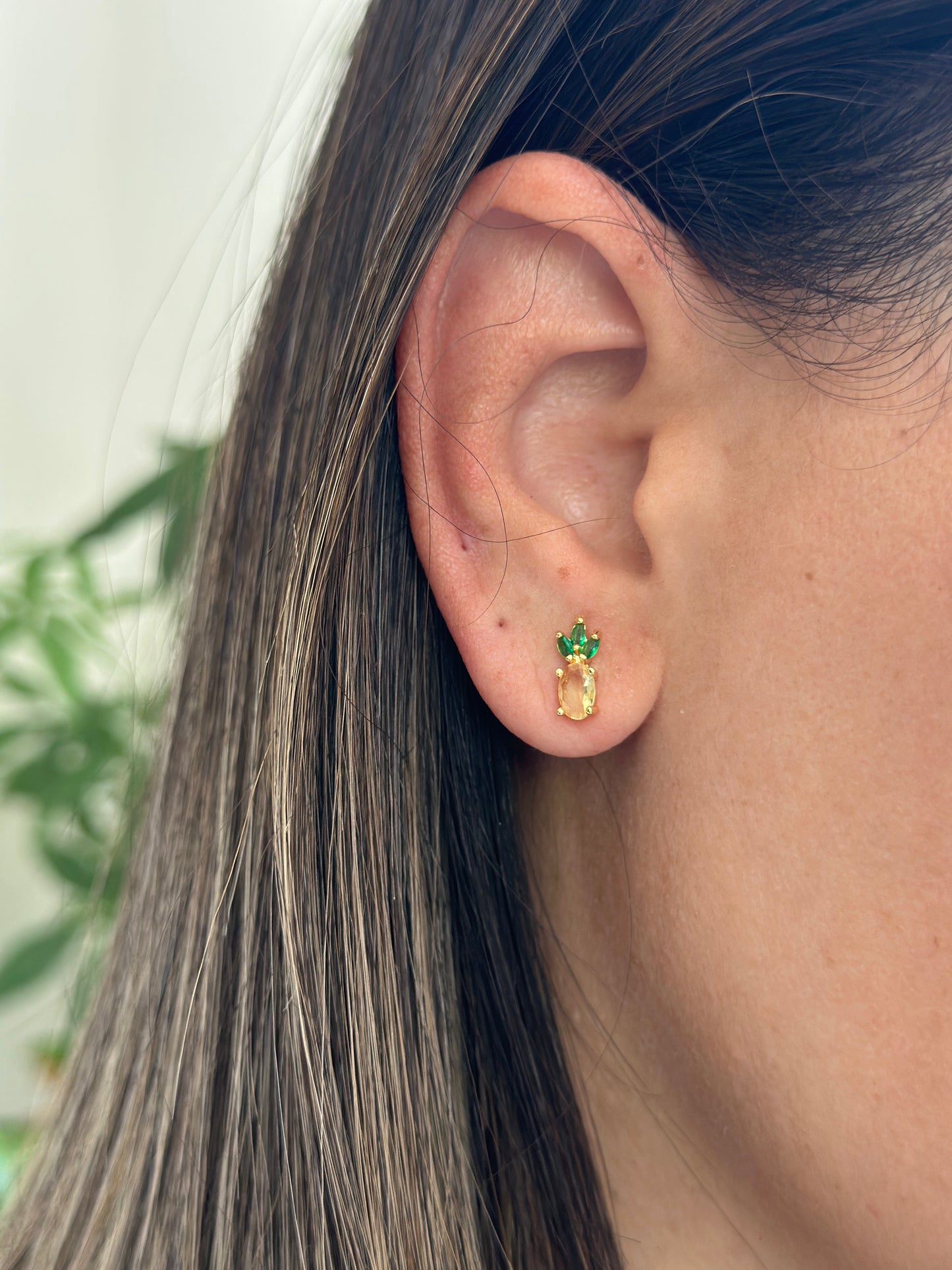 PINEAPPLE STUD GOLD