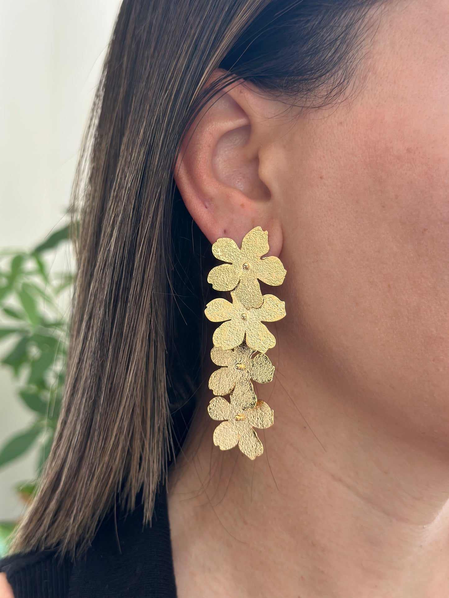 DAISY BRONZE EARRINGS