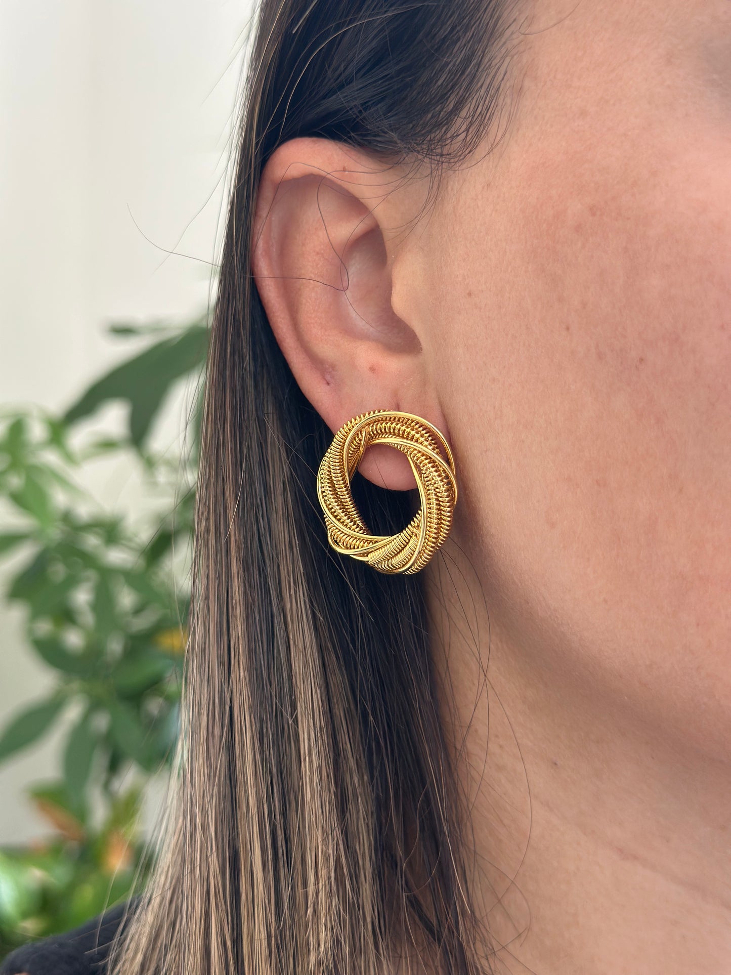 BRISA DE ORO BRONZE EARRINGS