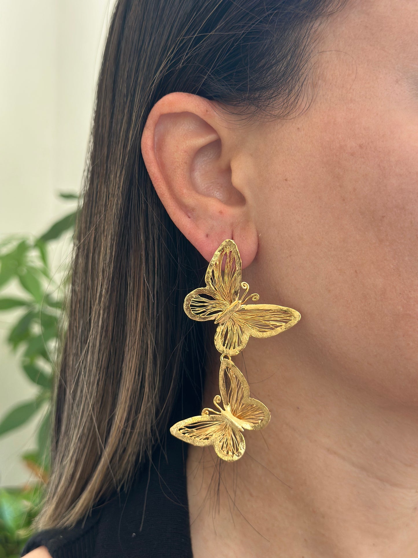 PAPILLON D'OR BRONZE EARRINGS MULTIUSE
