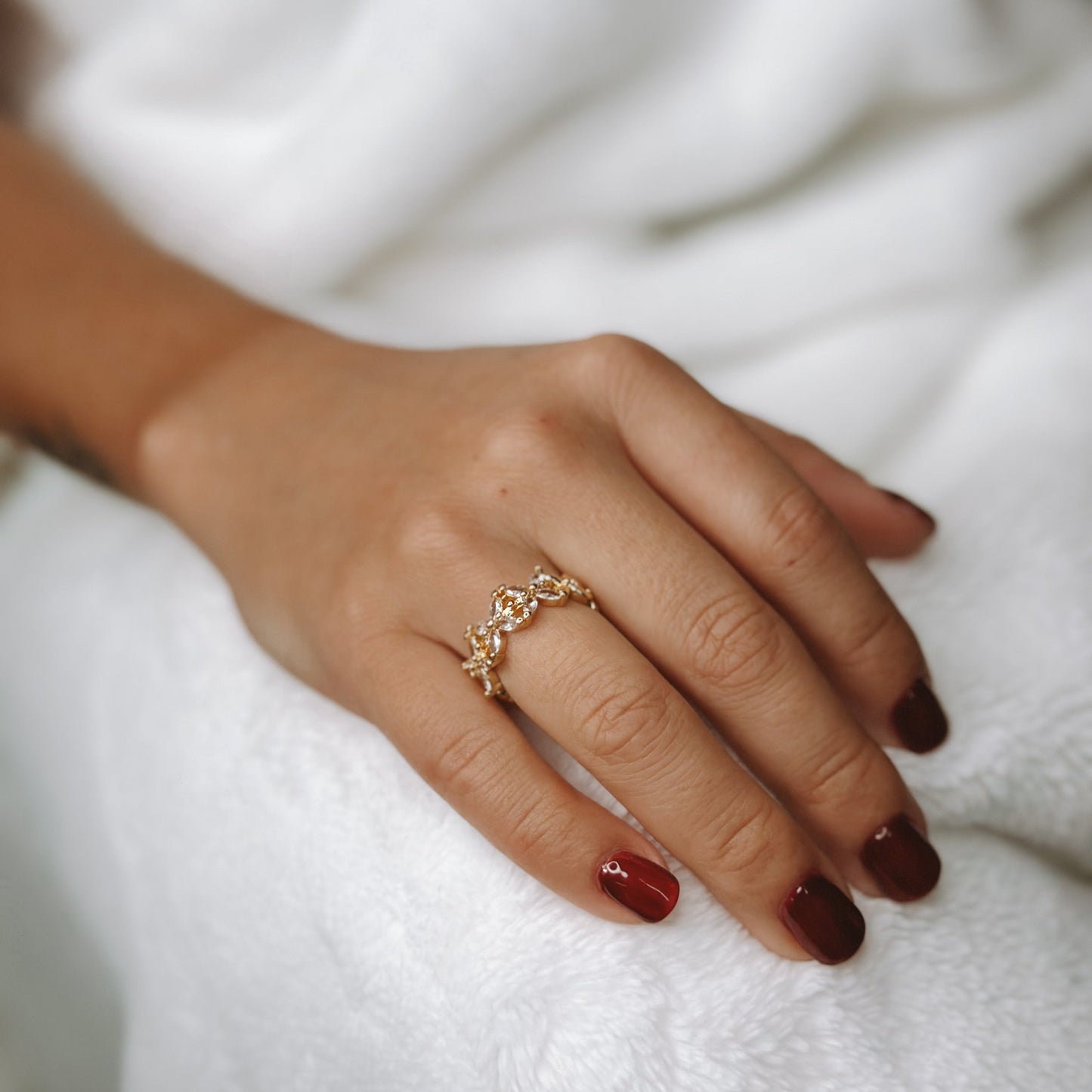 TULIP GOLD RING