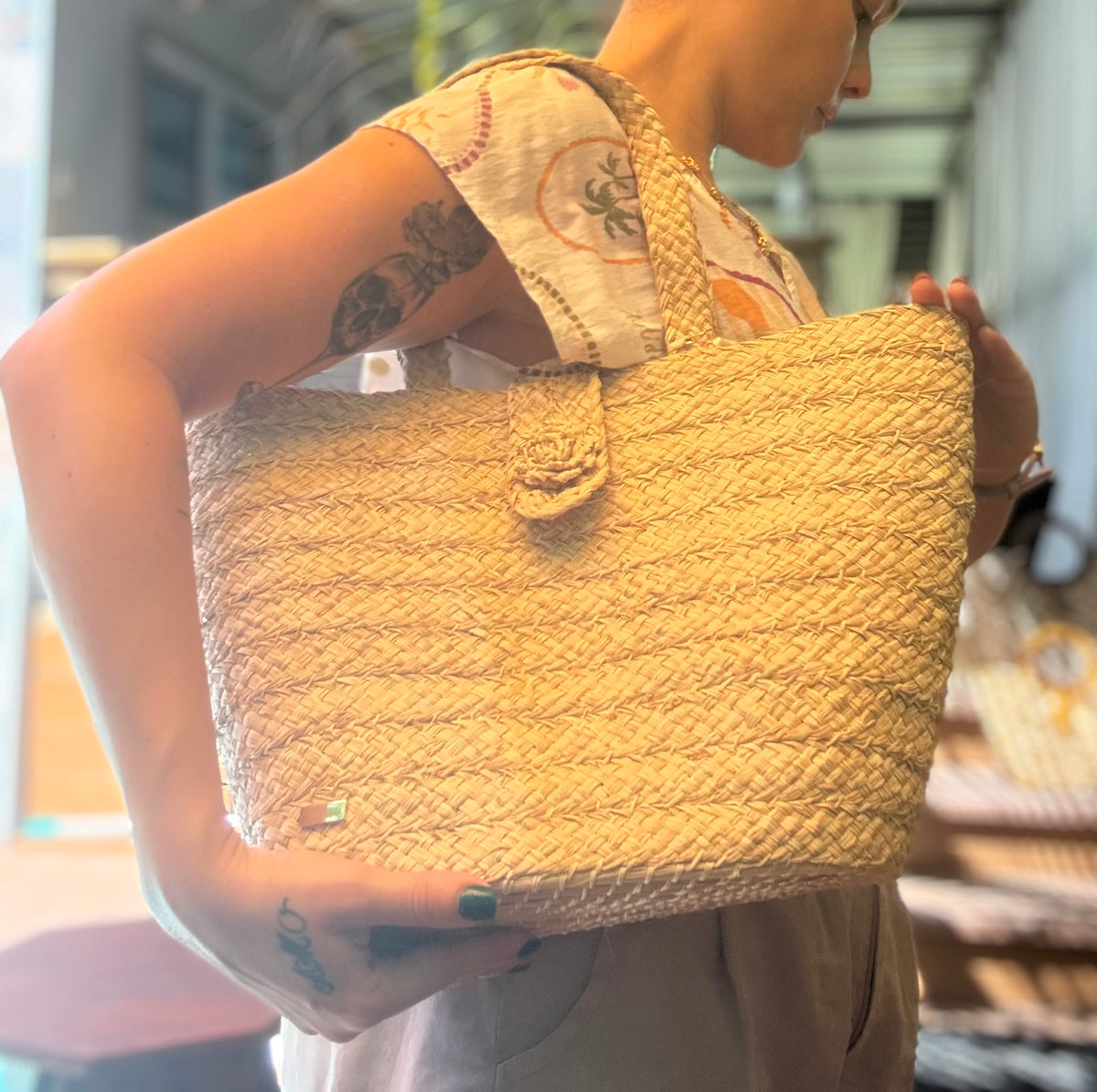 SAVIA NATURAL IRACA TOTE